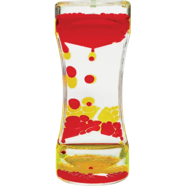 Liquid Motion Bubbler, Red & Yellow