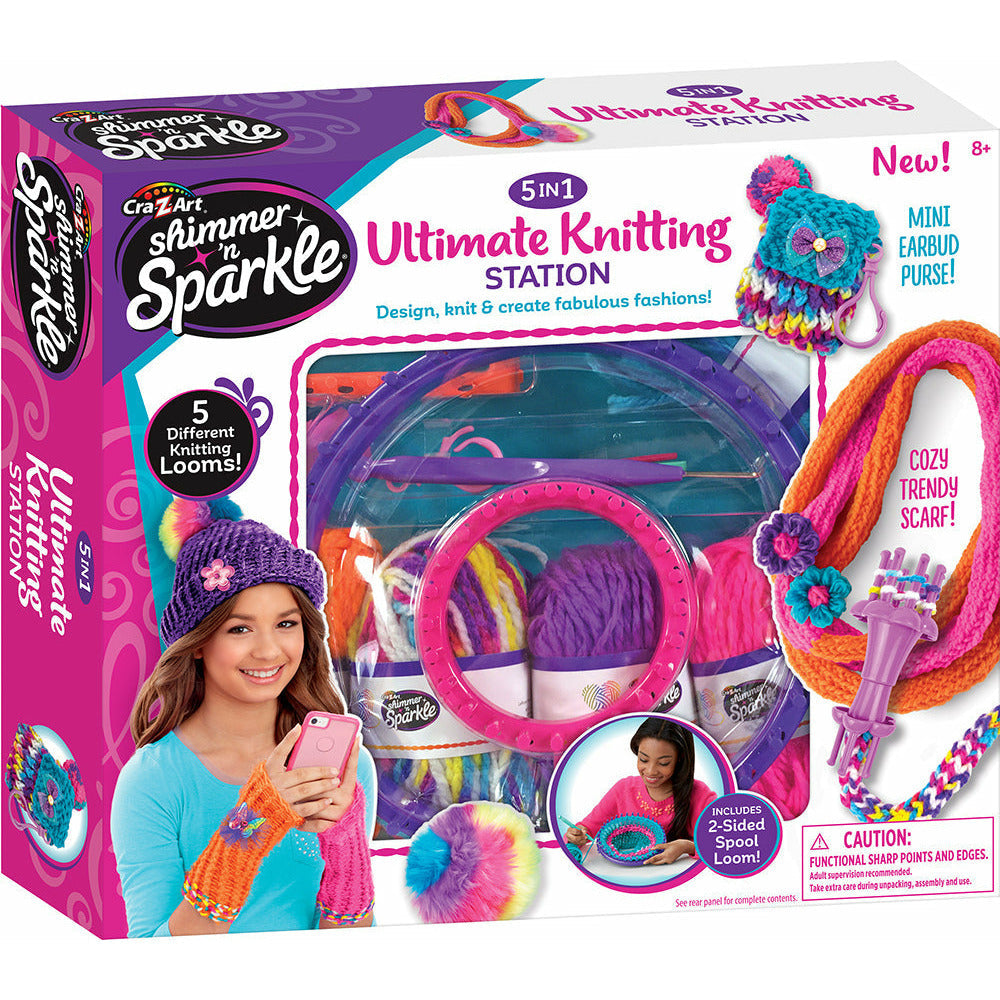 SHIMMER ‘N SPARKLE 3 IN 1 ULTIMATE KNITTING STATION