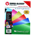 Super Glossy Paper - 12 Sheets 10"x13" 1 Ea. of 12 Colors - A1 School Supplies