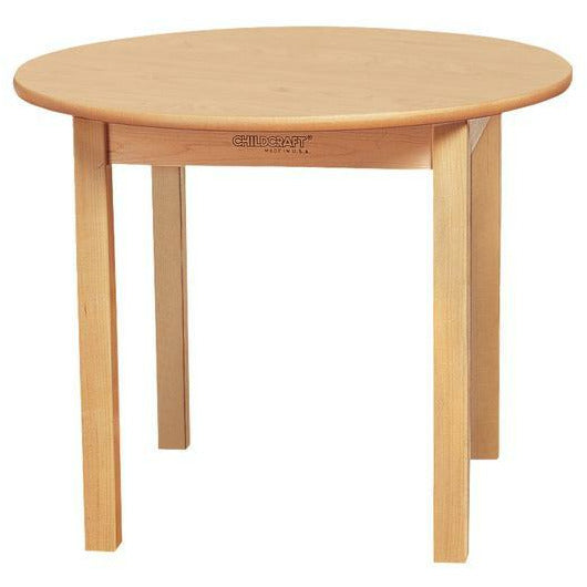 Childcraft Wood Table, Laminate Top, Round, 30 Inch Diameter x 20 Inches