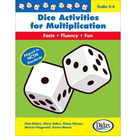 Dice Activities for Multiplication Book & CD