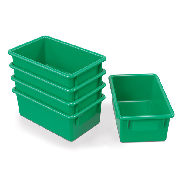 Cubbie Tray, Green, Pack of 3