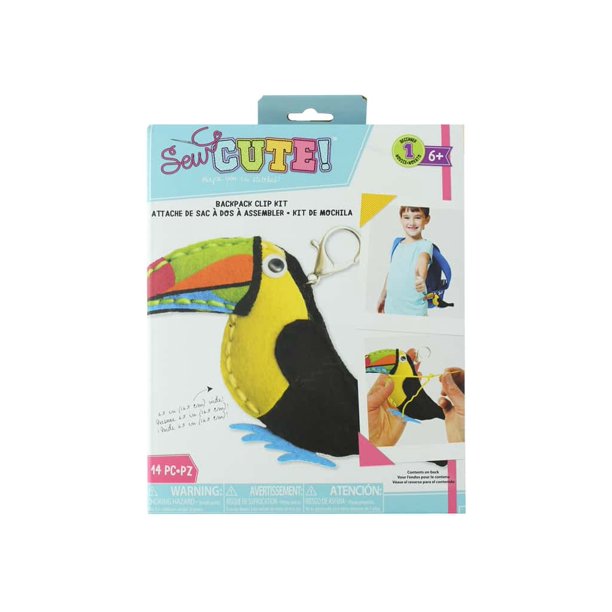 Sew Cute Keychain Felt Toucan 1