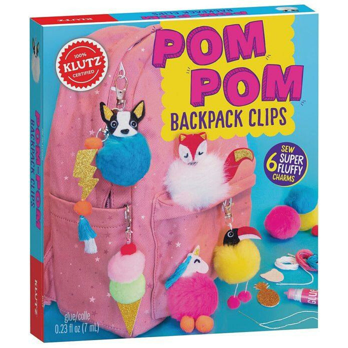 Pom-Pom Backpack Clips