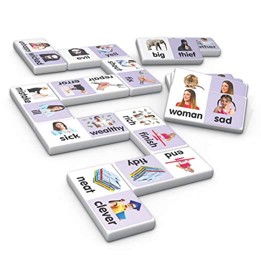 Synonyms Match & Learn Dominoes, Pack of 2