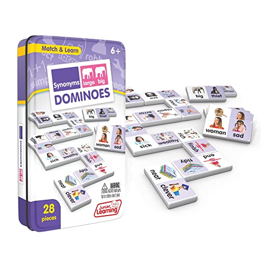 Synonyms Match & Learn Dominoes, Pack of 2