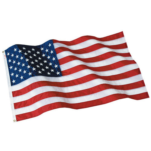 Nylon U.S. Classroom Flag, 16" x 24", Pack of 3