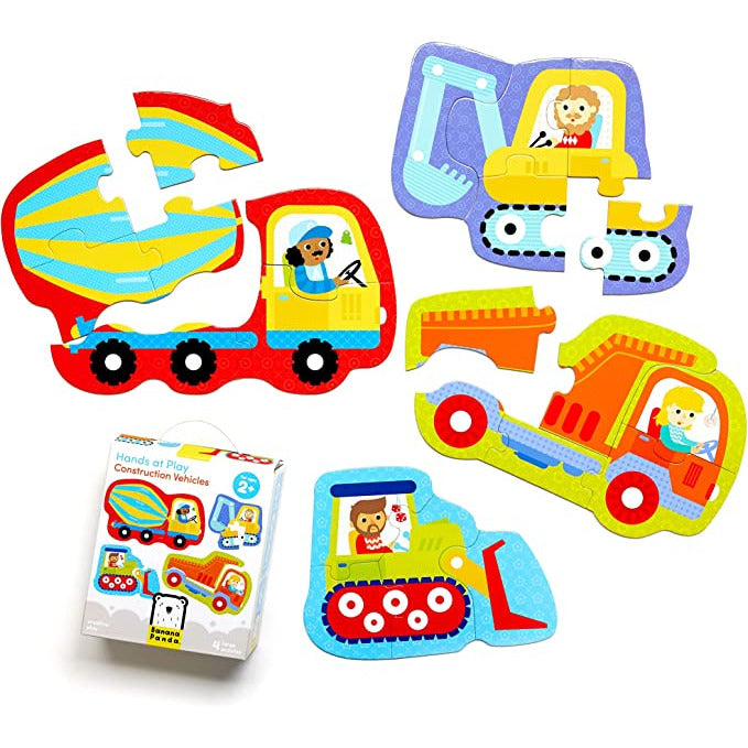 Hands at Play Construction Vehicles Puzzles