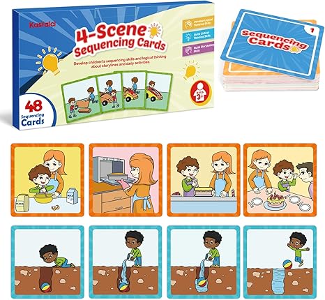 4-scene Sequencing Cards