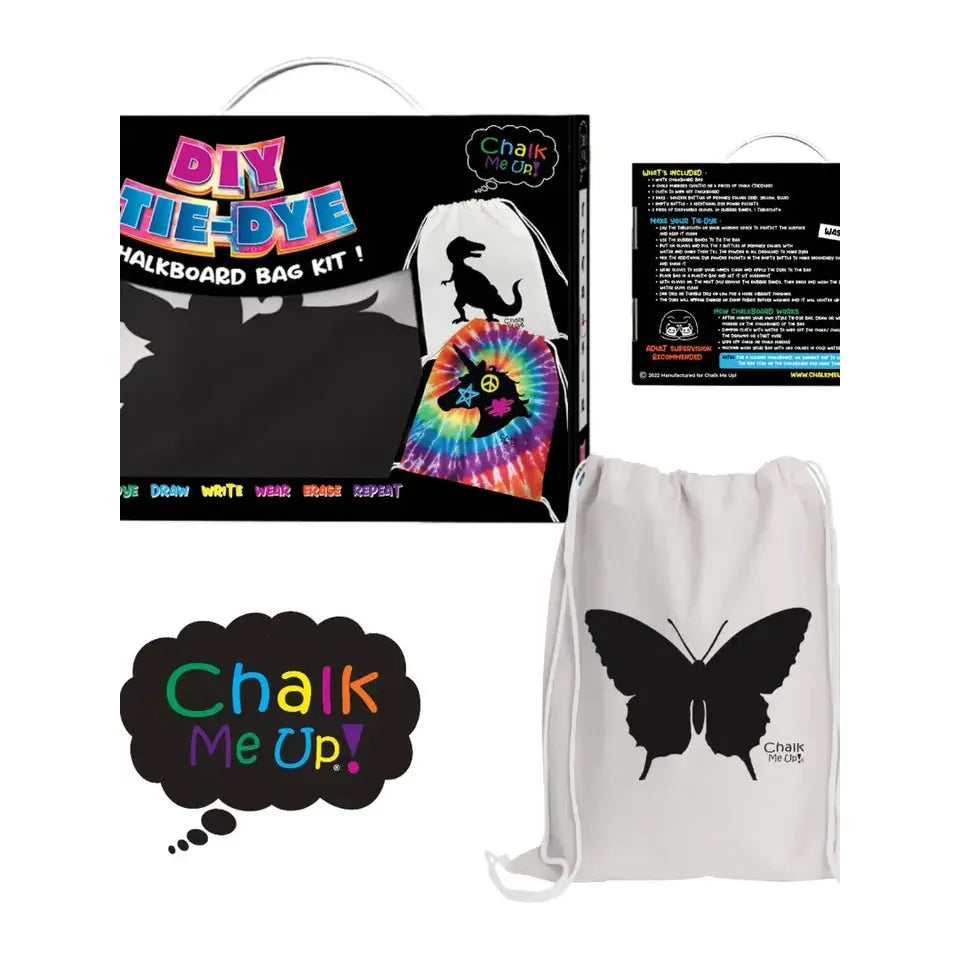 Diy Tie-Dye Butterfly Chalkboard Bag Kit