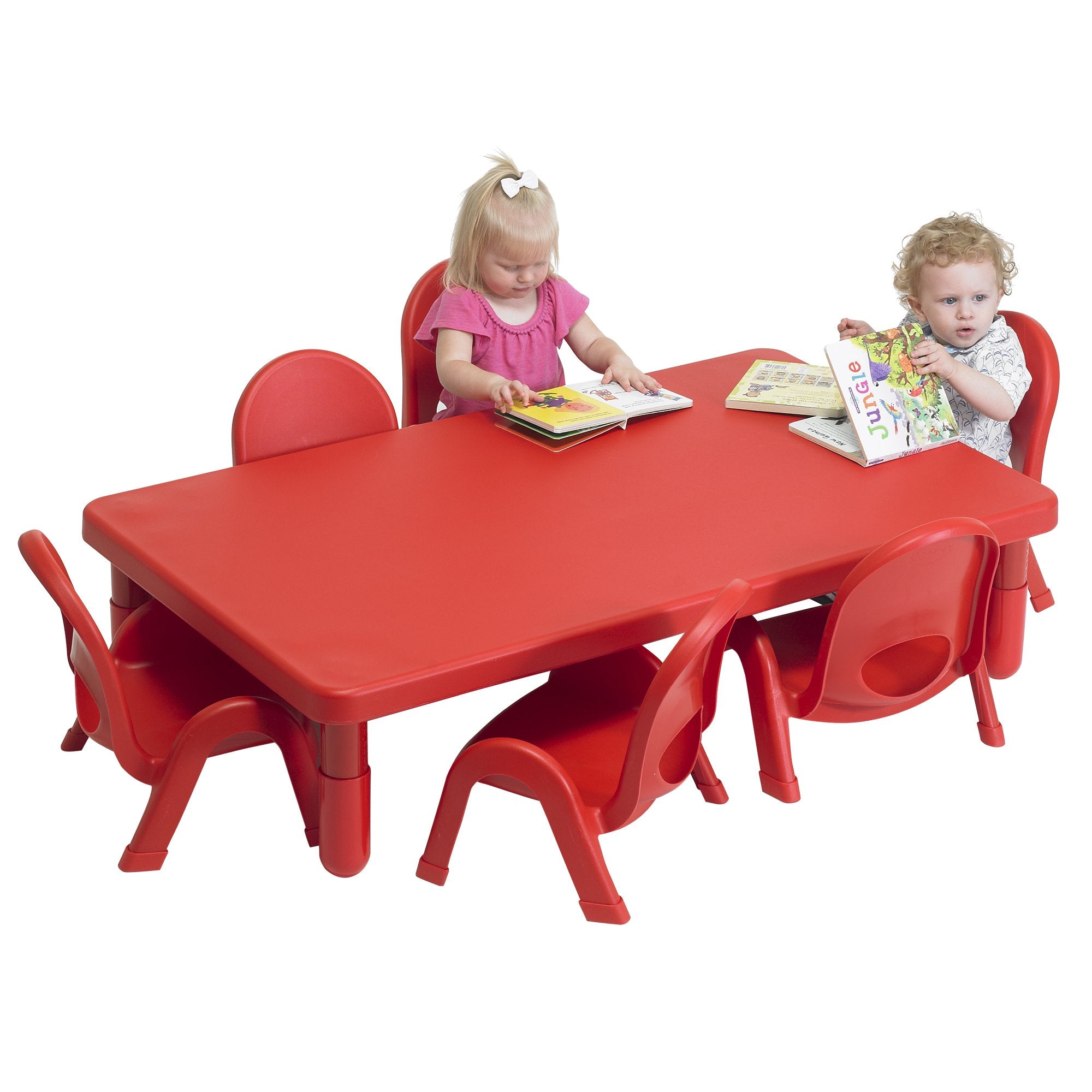 Toddler MyValue™ Set 6 Rectangle – Candy Apple Red