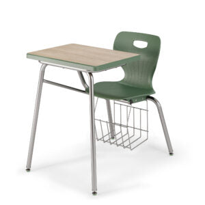 Capitol Euroflex 14" Combination Desk with Book Basket