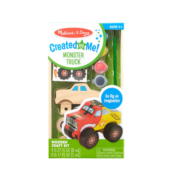 Created by Me! Monster Truck Wooden Craft Kit-Wood Crafts