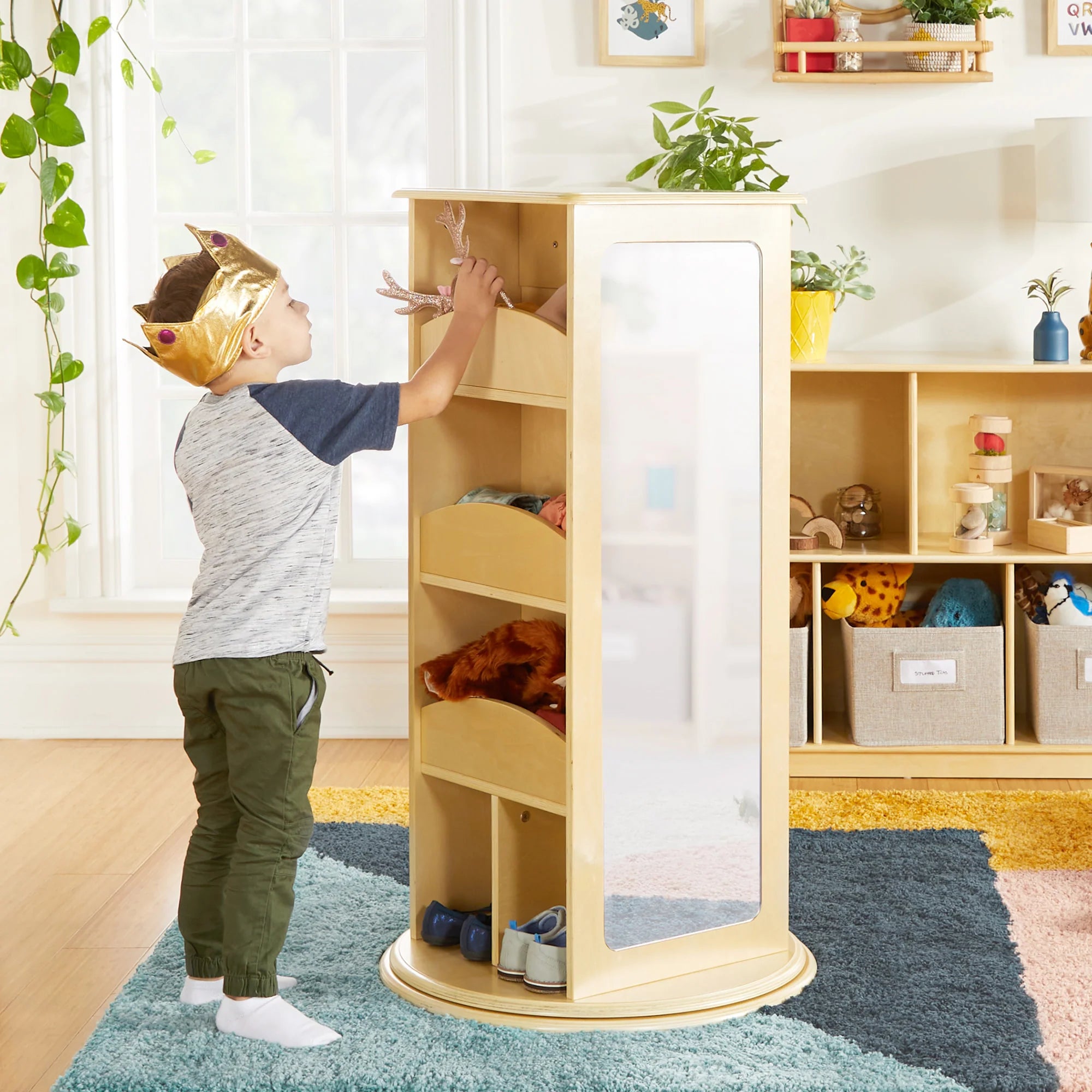 Rotating Dress Up Storage Center