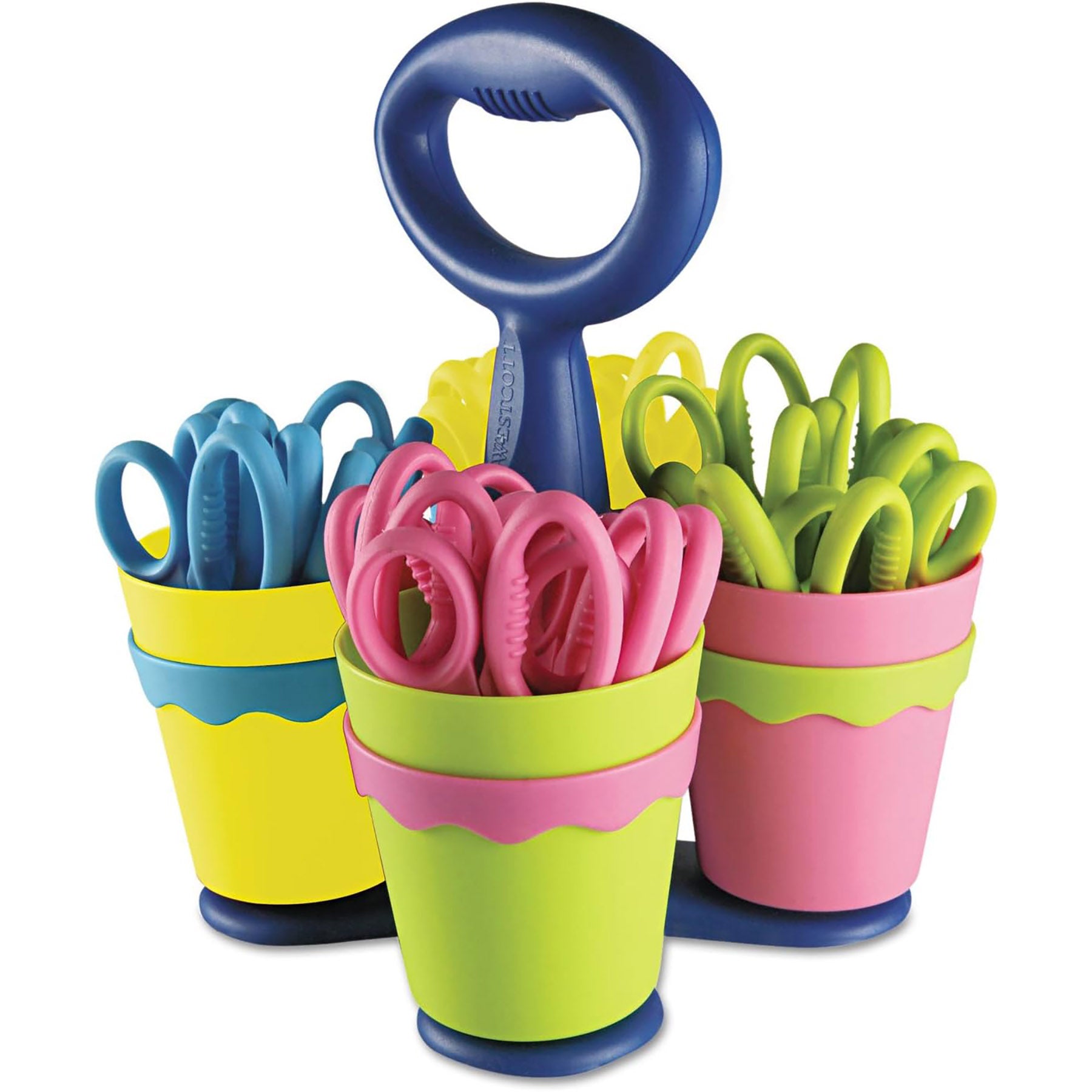 School Scissor Caddy with Anti-Microbial Protection