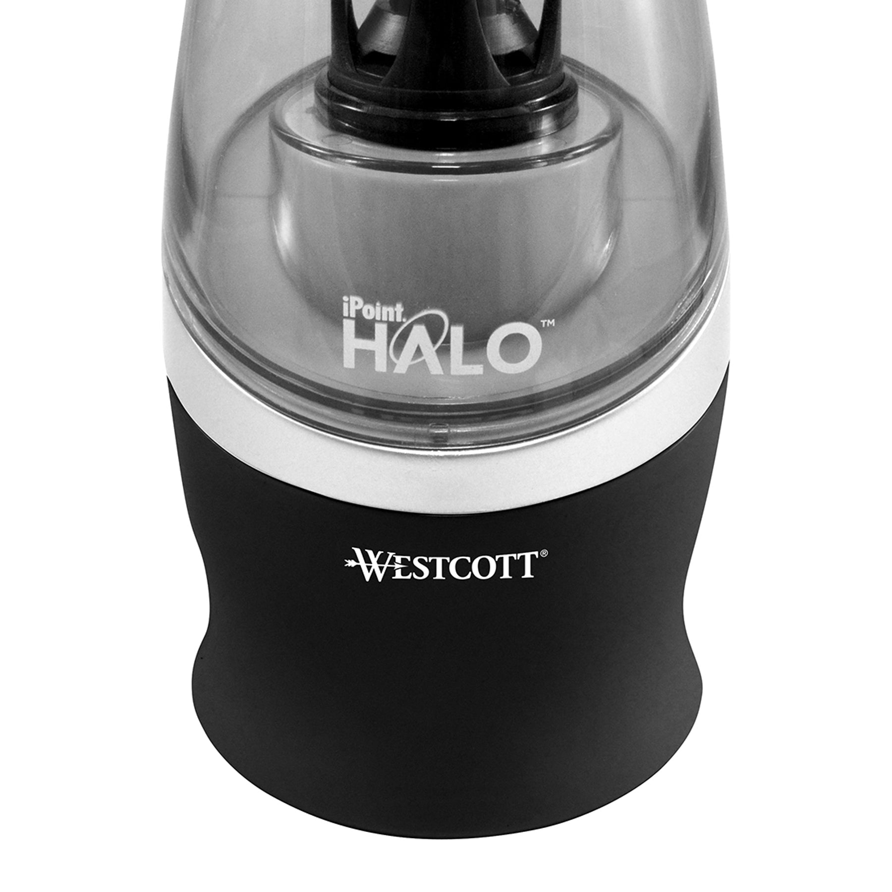 iPoint Halo Electric Pencil Sharpener, Black