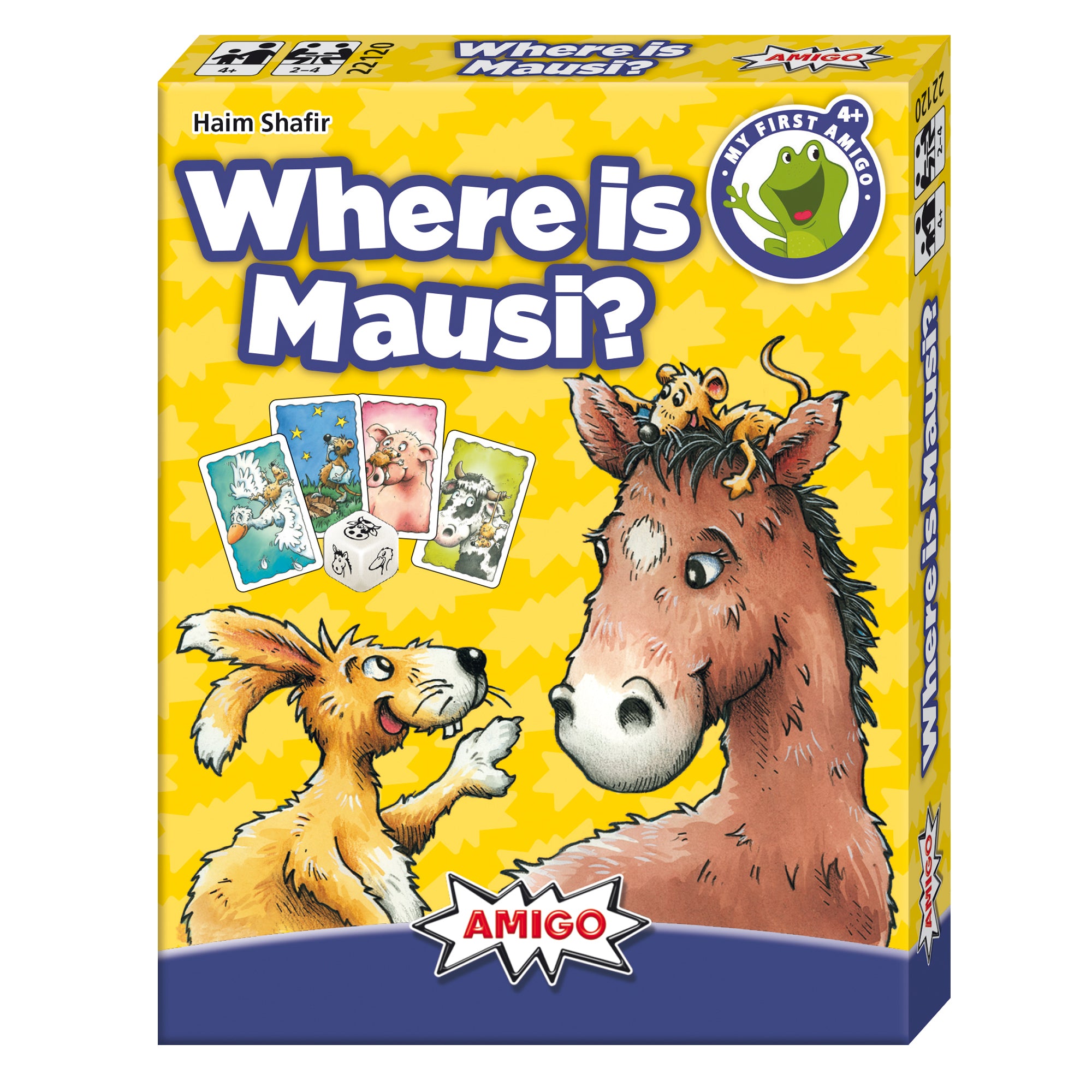 My First AMIGO Card Game: Where is Mausi?, Pack of 2