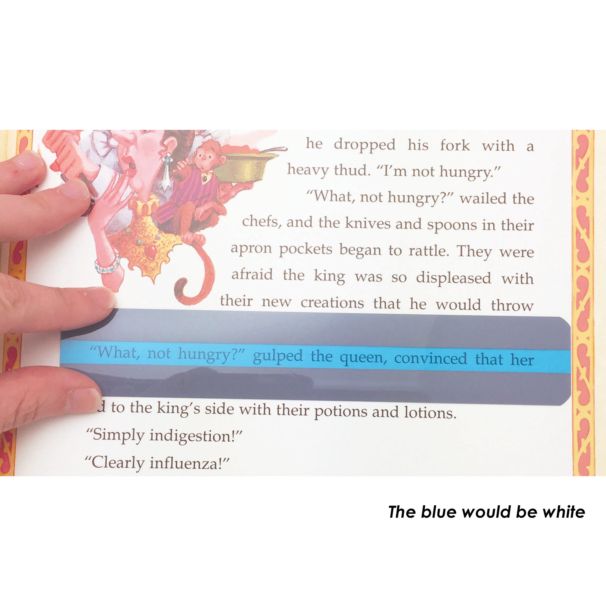 Sentence Strip Reading Guide, 1-1/4" x 7-1/4", Clear, Pack of 24