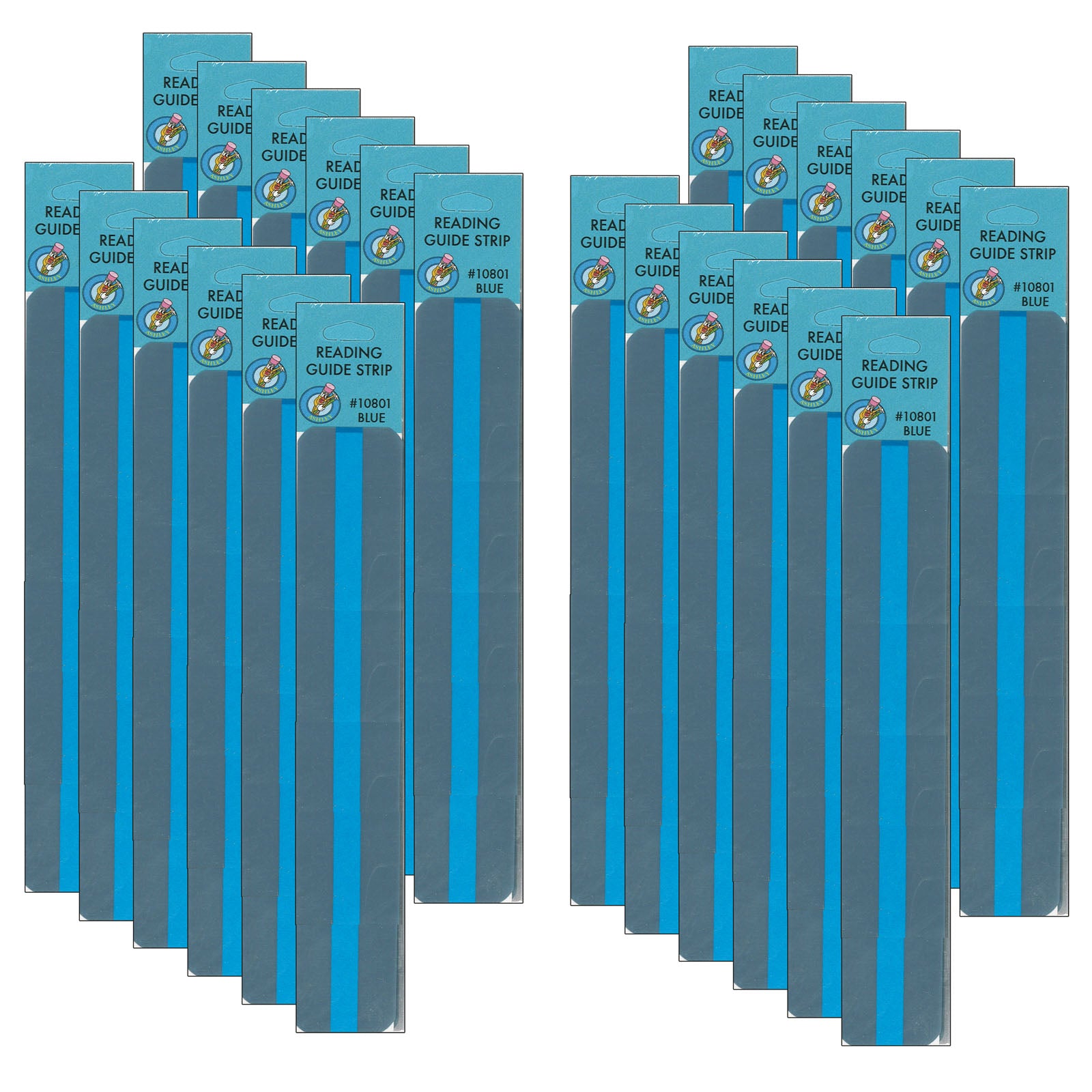 Sentence Strip Reading Guides, Blue, 12 Per Pack, 2 Packs