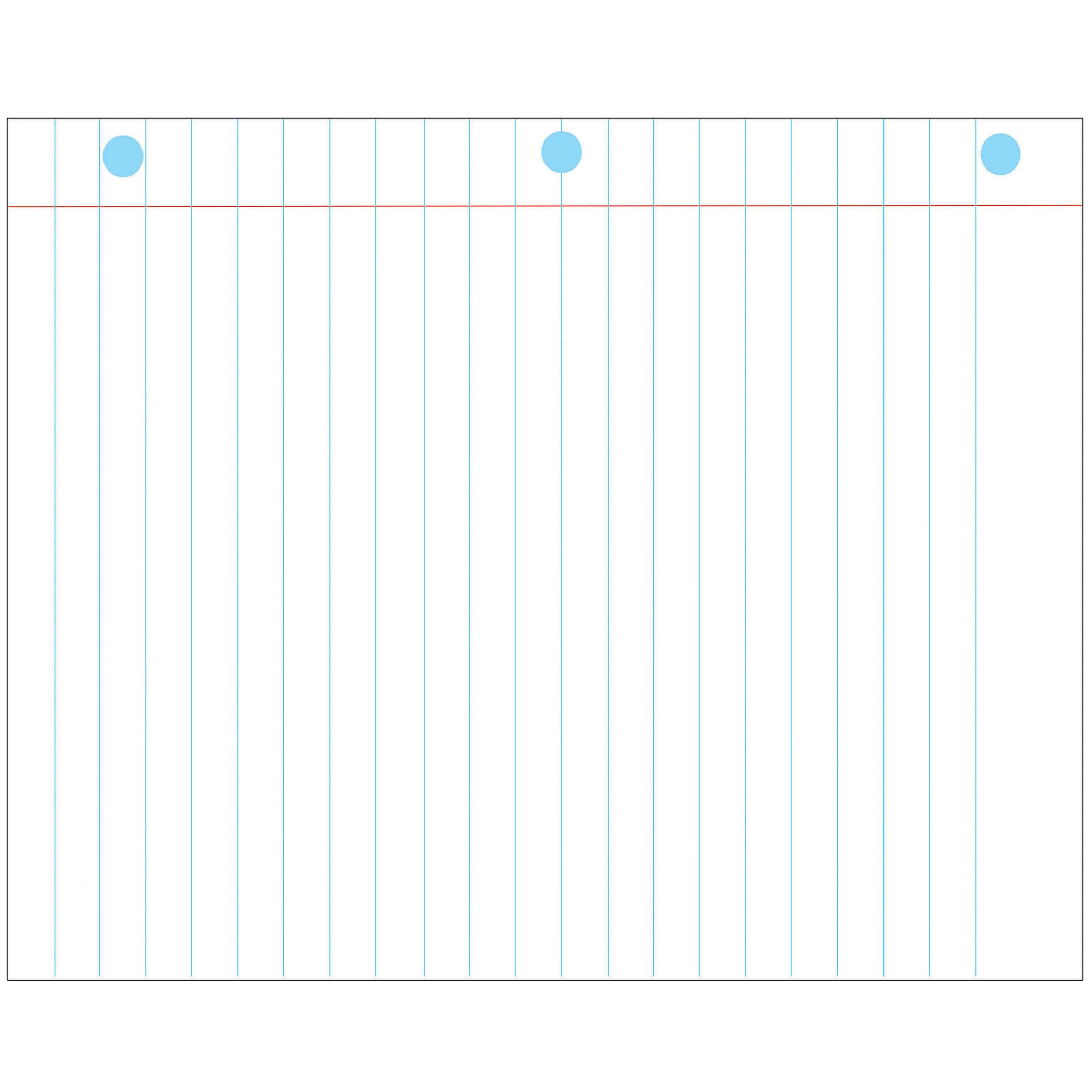 Large Magnetic Notebook Page, 12" x 15", Pack of 3