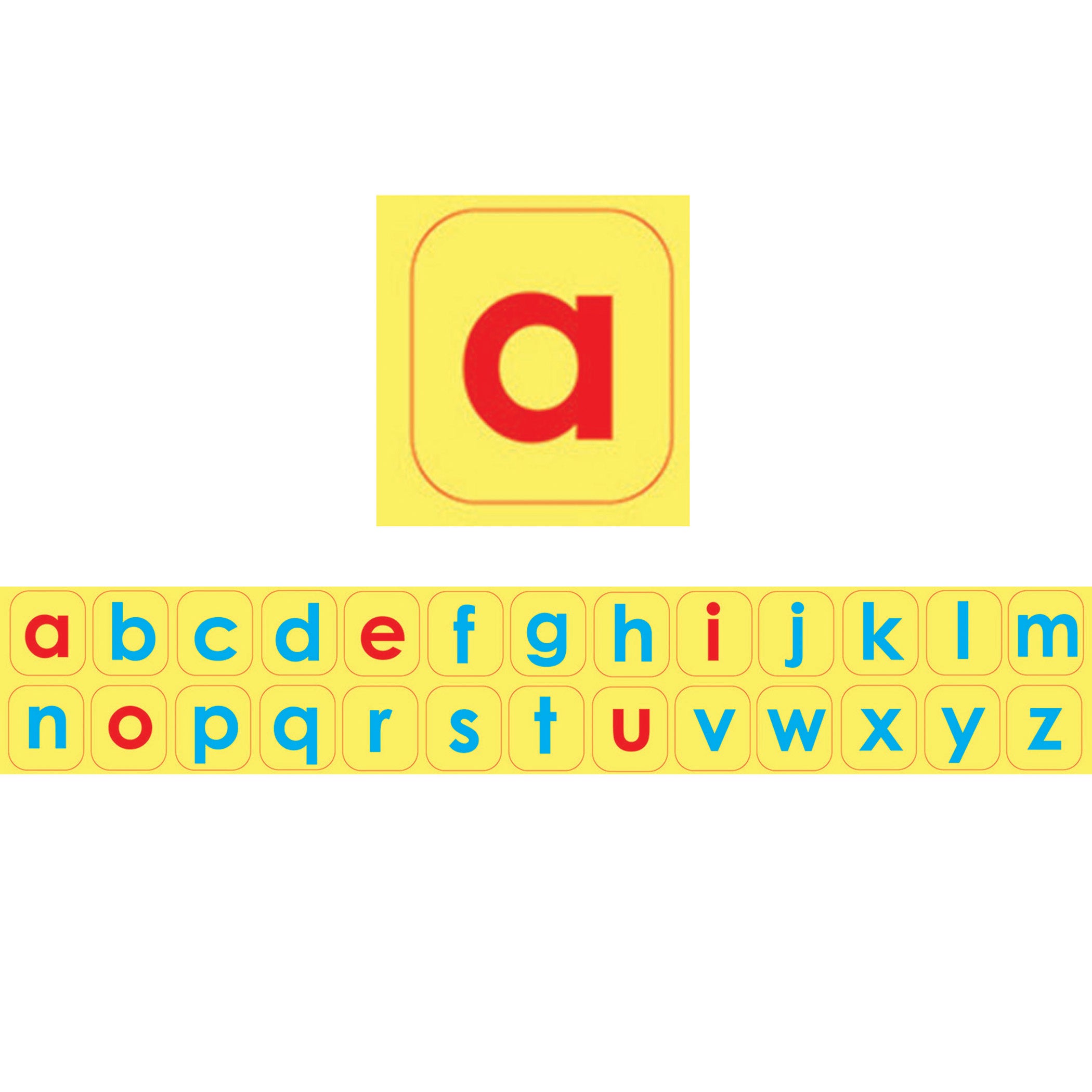 Die-Cut Magnetic Foam Lowercase Letters, 104 Pieces Per Pack, 3 Packs