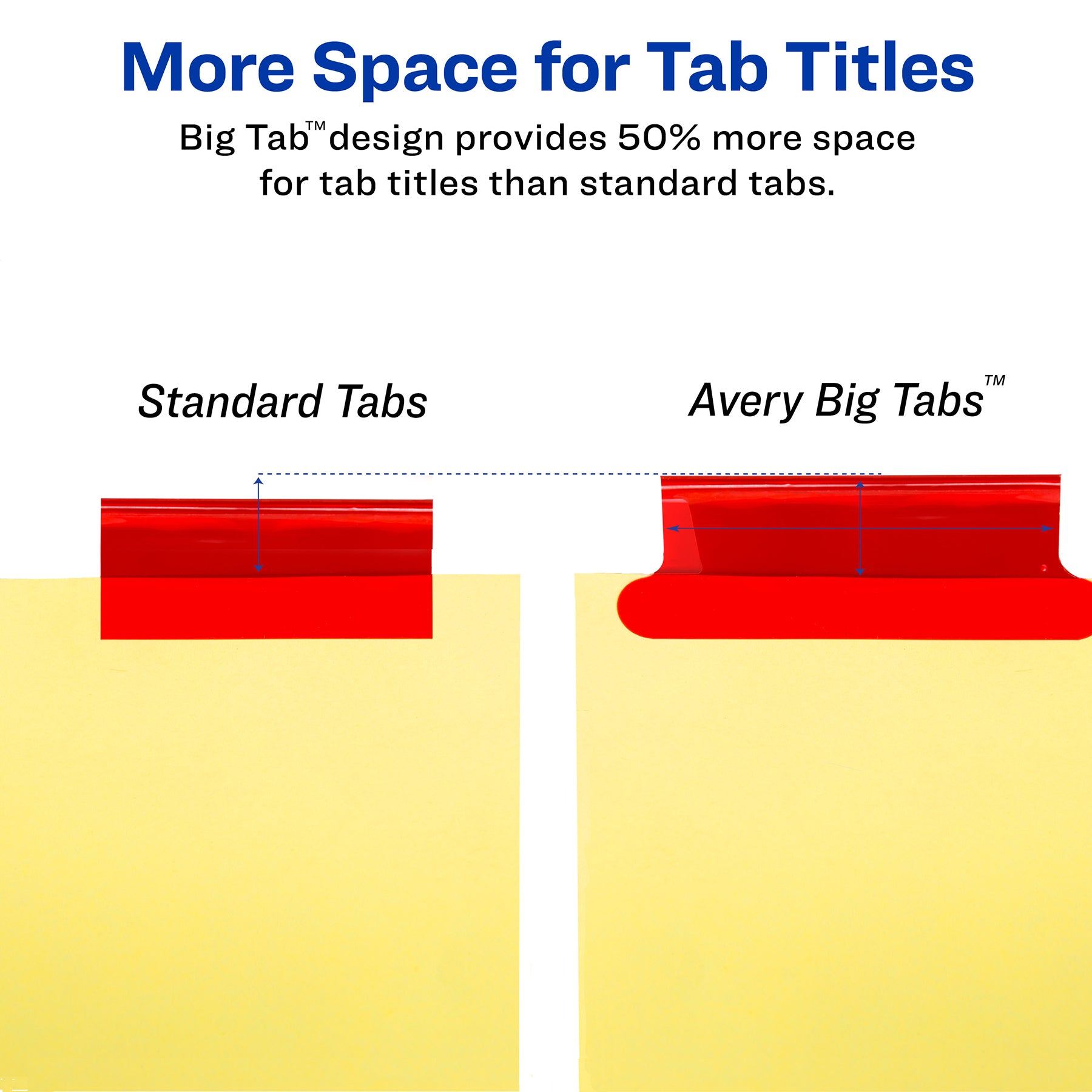 Big Tab™ Insertable Dividers, Buff Paper, 8-Tab Set, Multicolor, 12 Sets