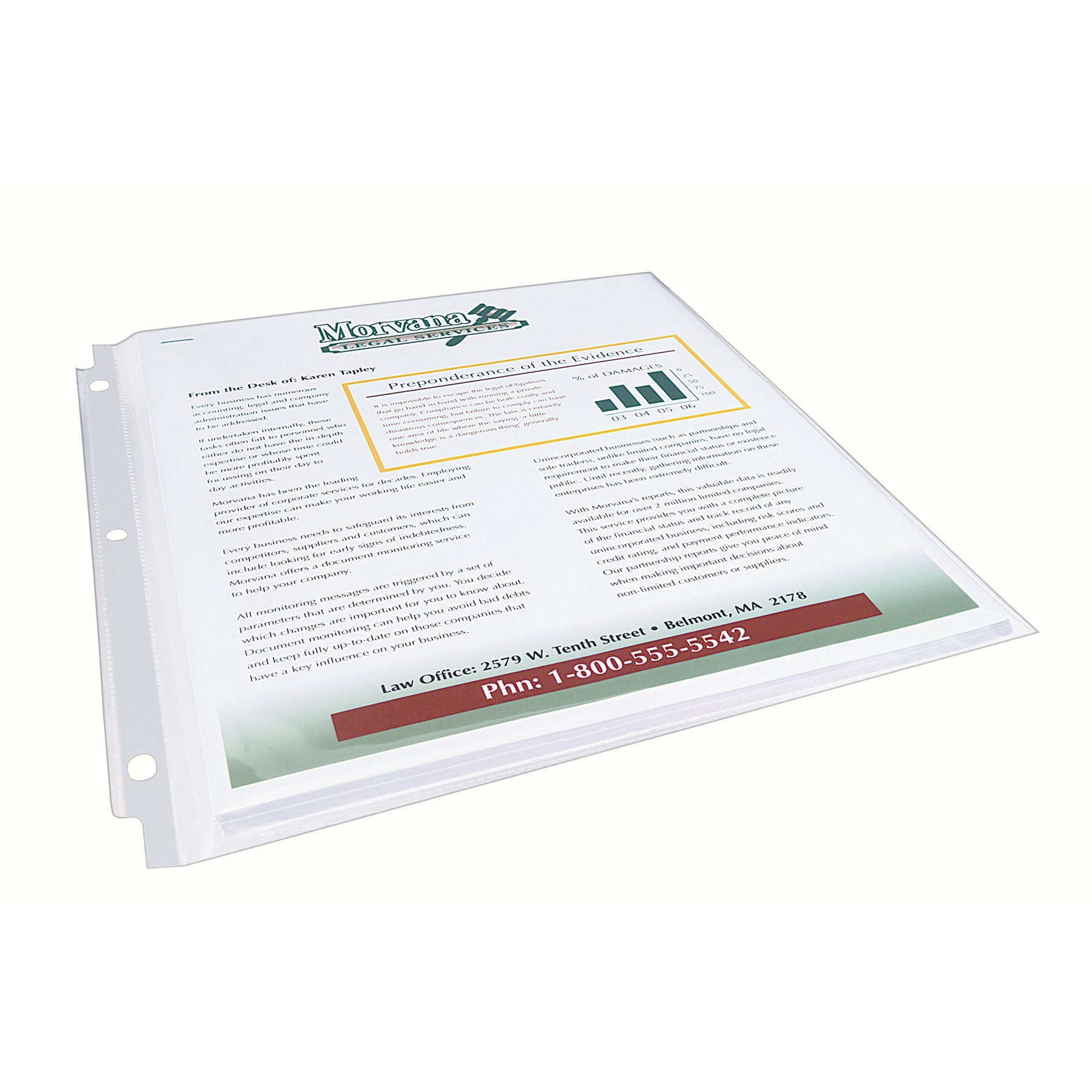 Clear Heavyweight Multi-Page Capacity Sheet Protectors, Holds 8-1/2" x 11" Sheets, Top Load, 25 Per Pack, 3 Packs