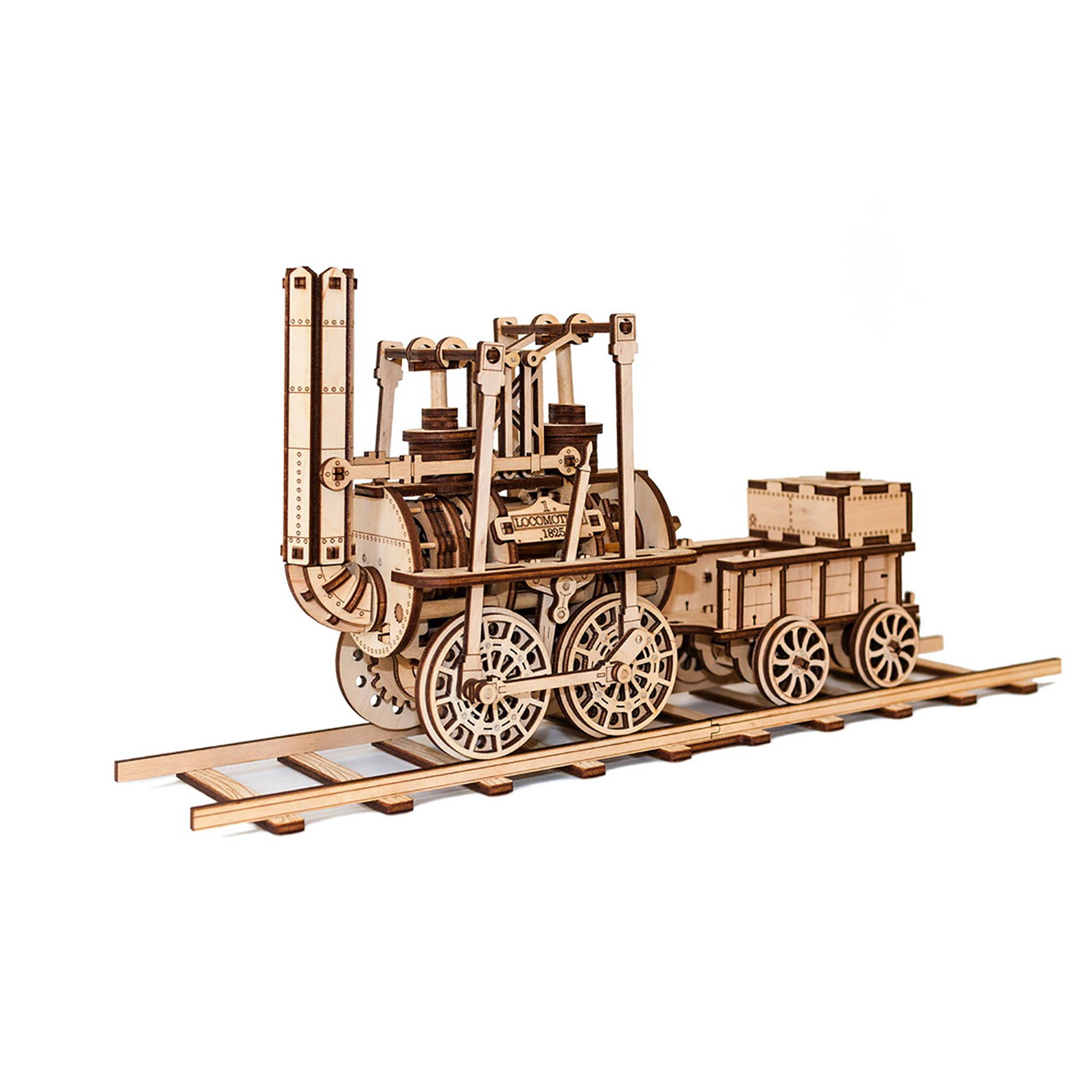 Locomotive 3D Wooden STEM Construction Kit