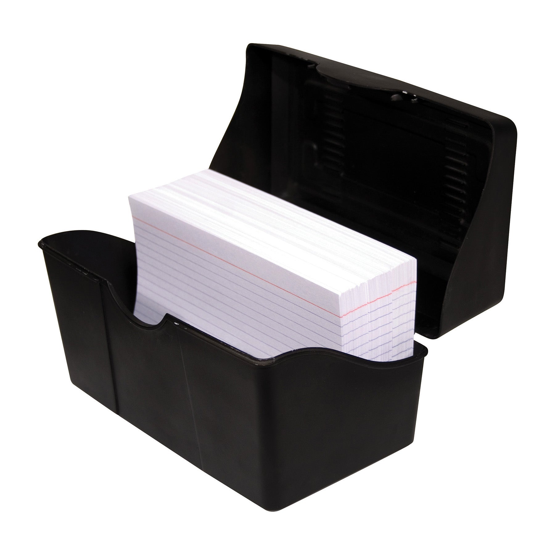 Black Index Card Holder, 4" x 6", Pack of 6