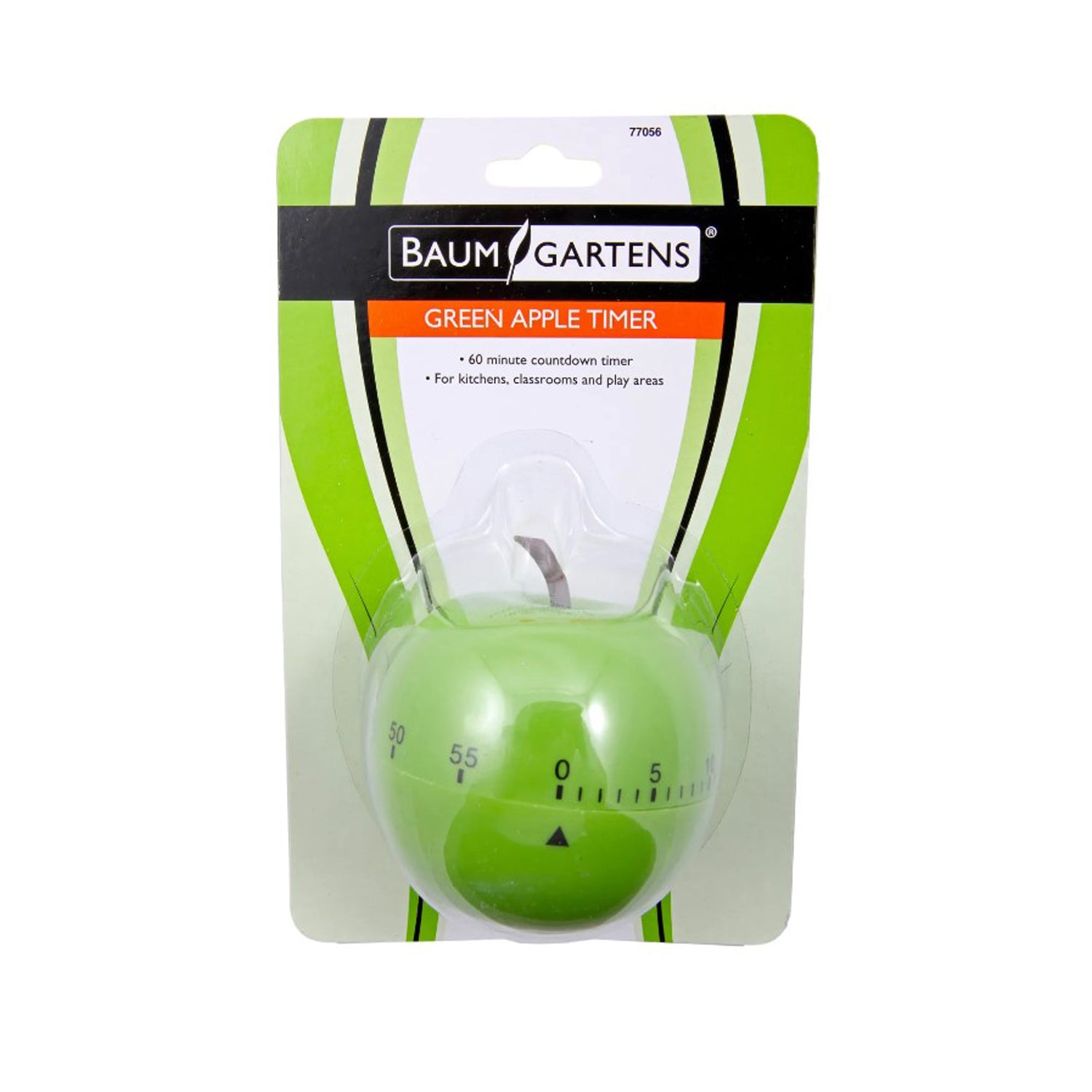 Apple-Shaped Timer, Green, Pack of 3