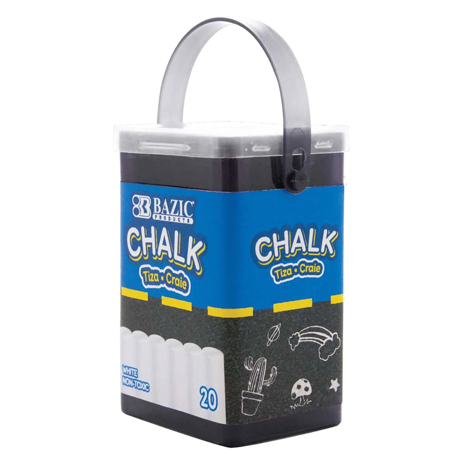 White Chalk, 20 Per Bucket, 24 Buckets