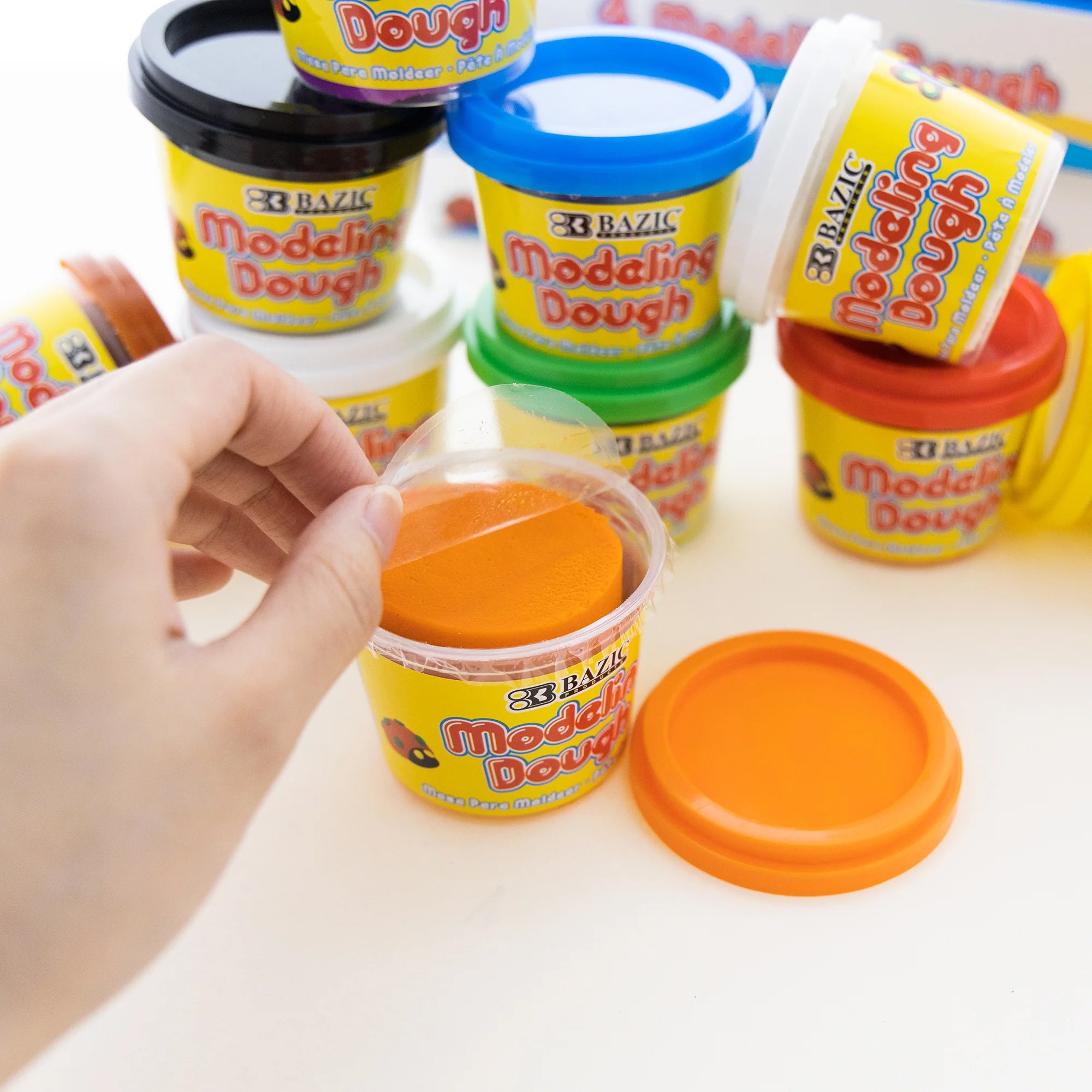 Primary Color Modeling Dough, 4 oz, 4 Per Pack, 6 Packs