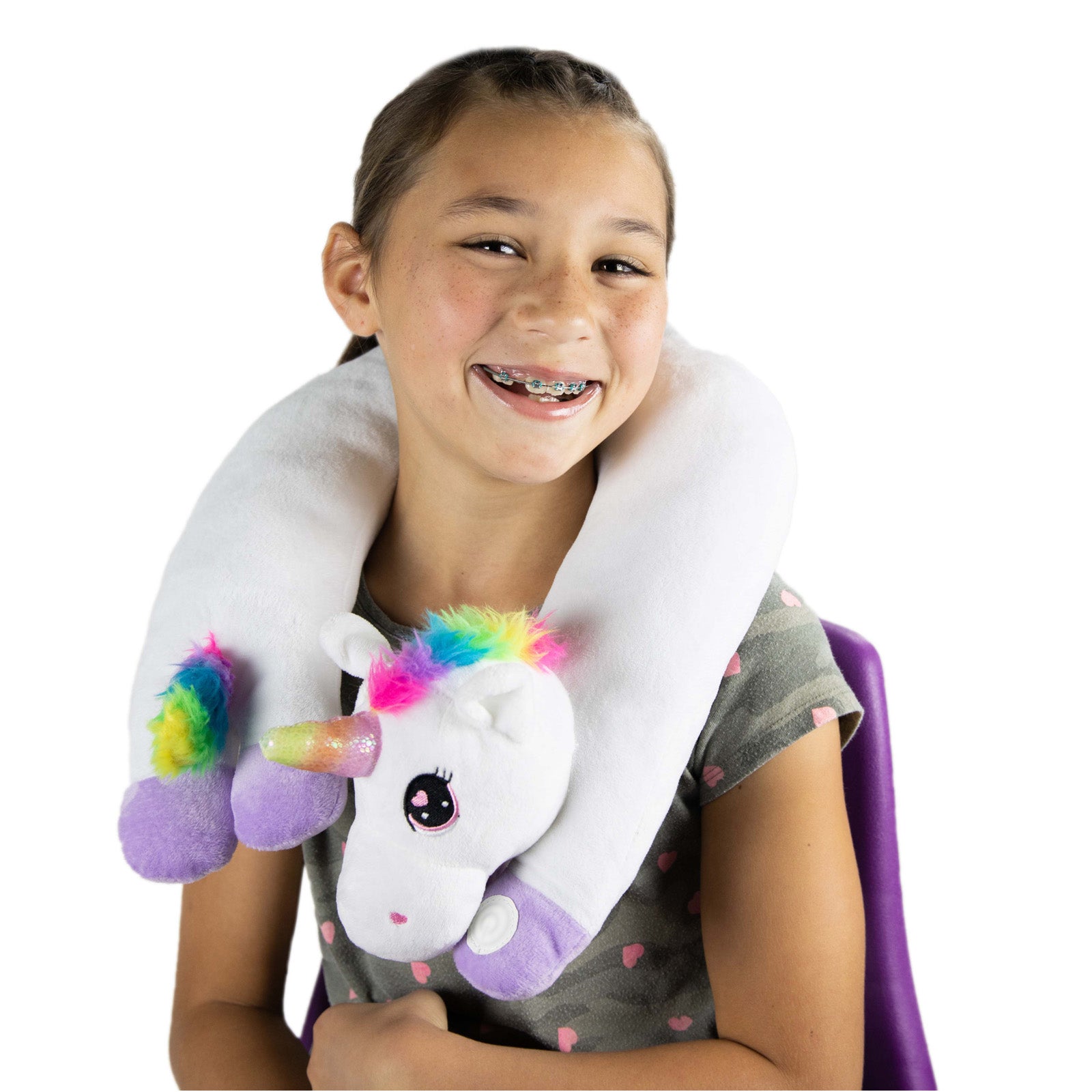 Sensory Vibrating Neck Pillow - Unicorn