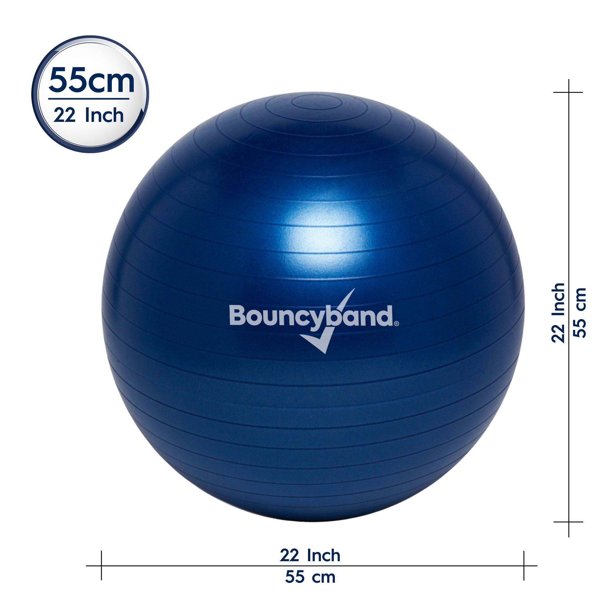 Balance Ball, 55cm, Blue