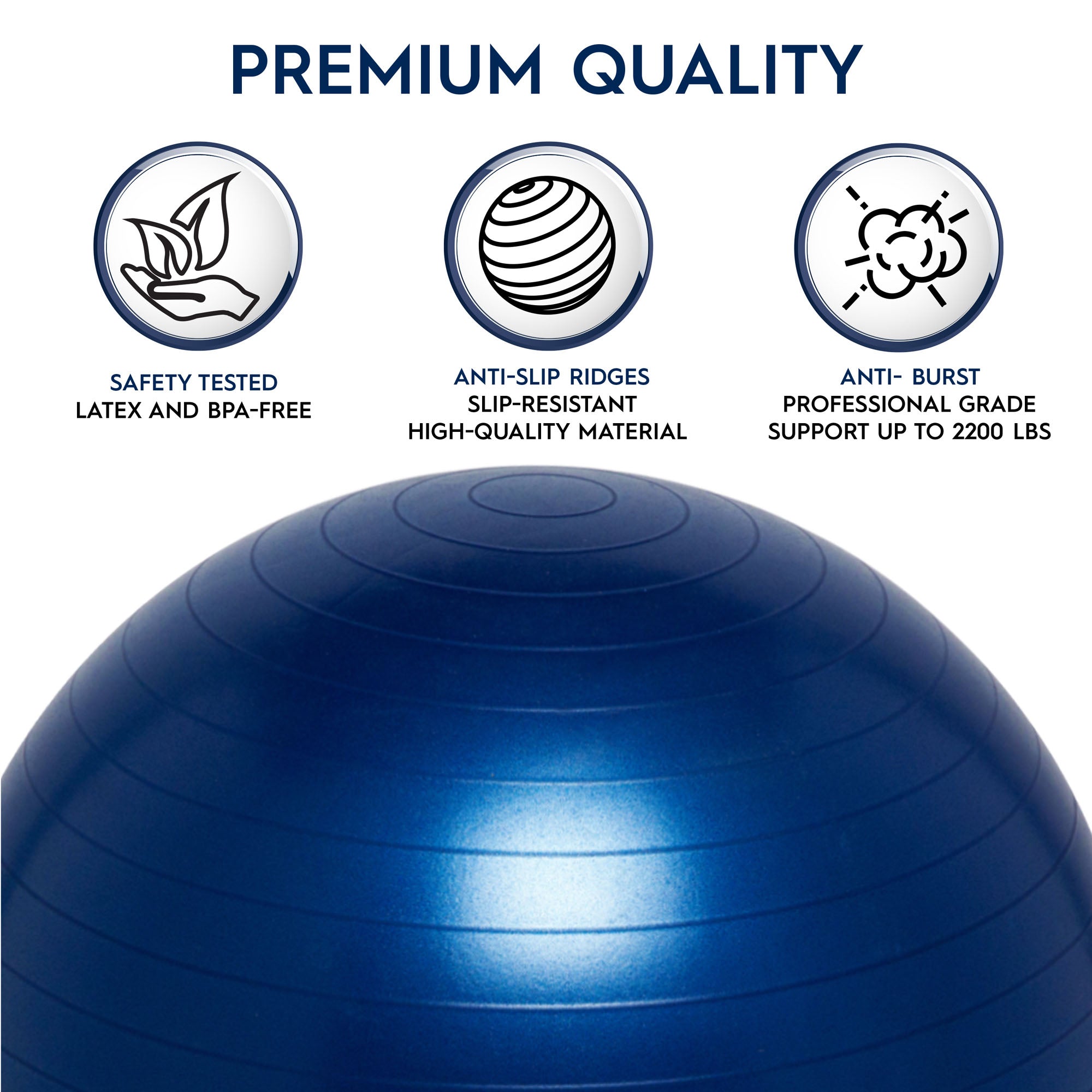 Balance Ball, 55cm, Blue