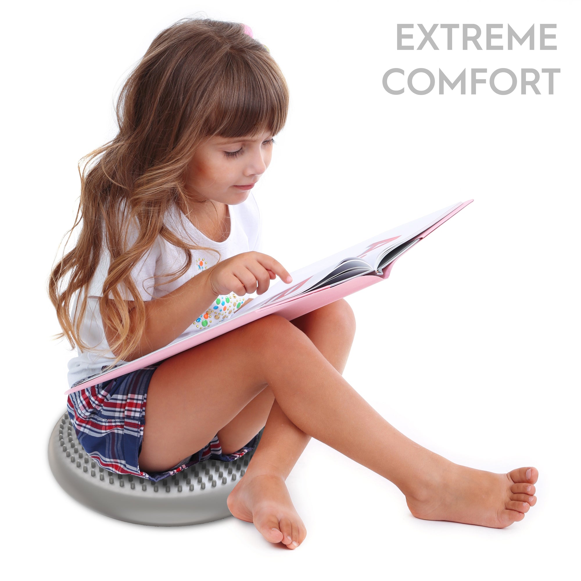 Little Wiggle Seat Sensory Cushion, Silver