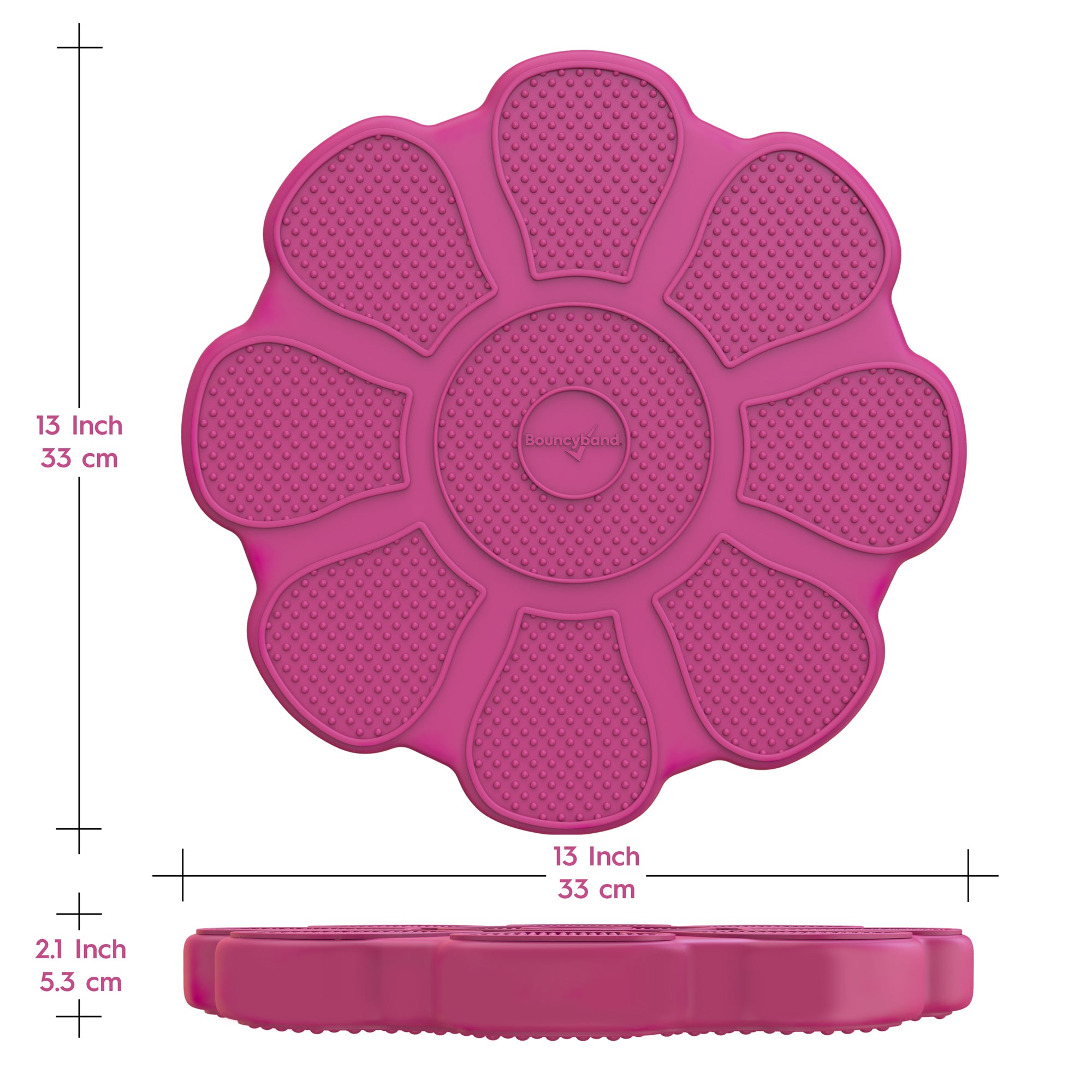 Wiggle Seat Sensory Cushion, Rose Flower