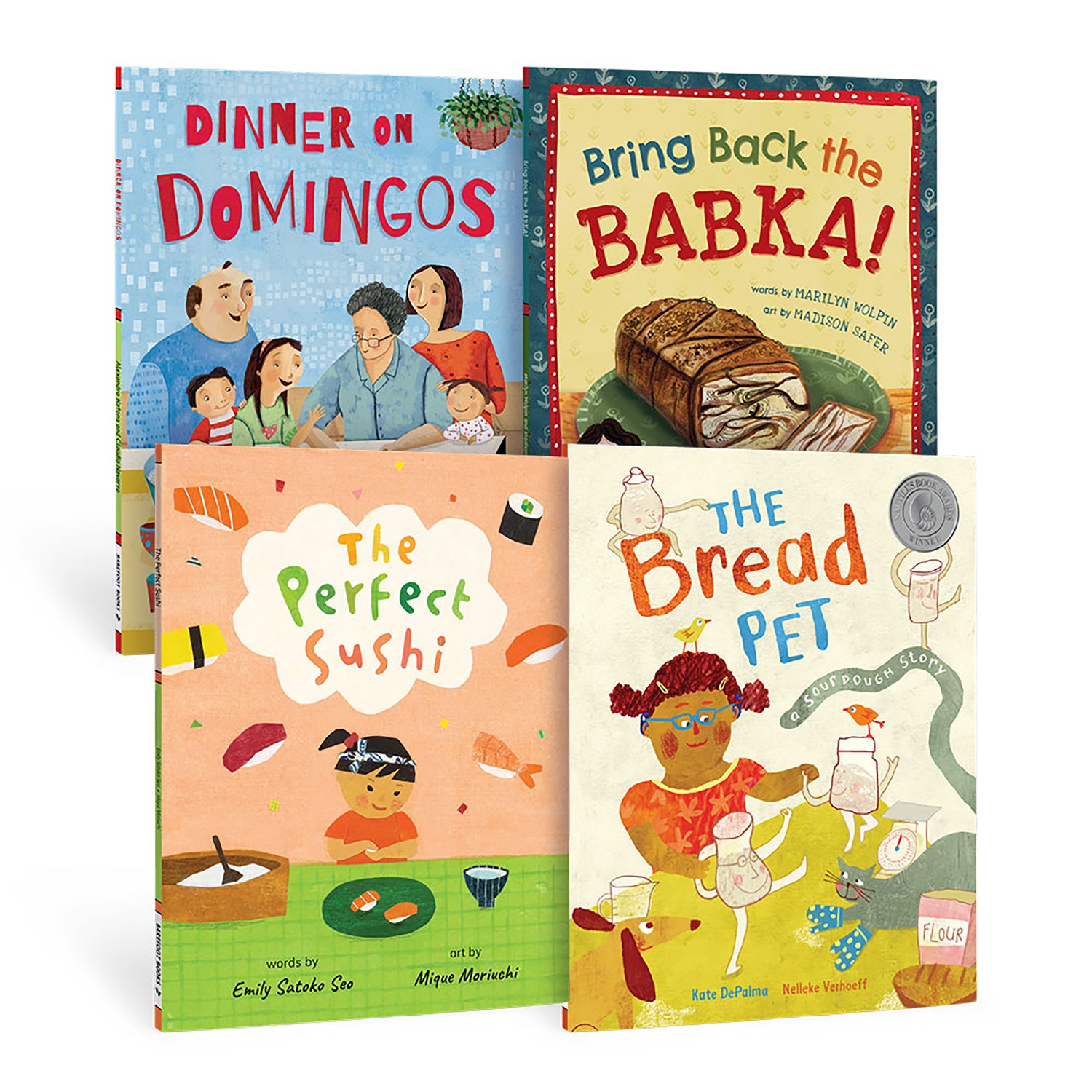 2nd Grade Food and Family Book Bundle, Set of 4