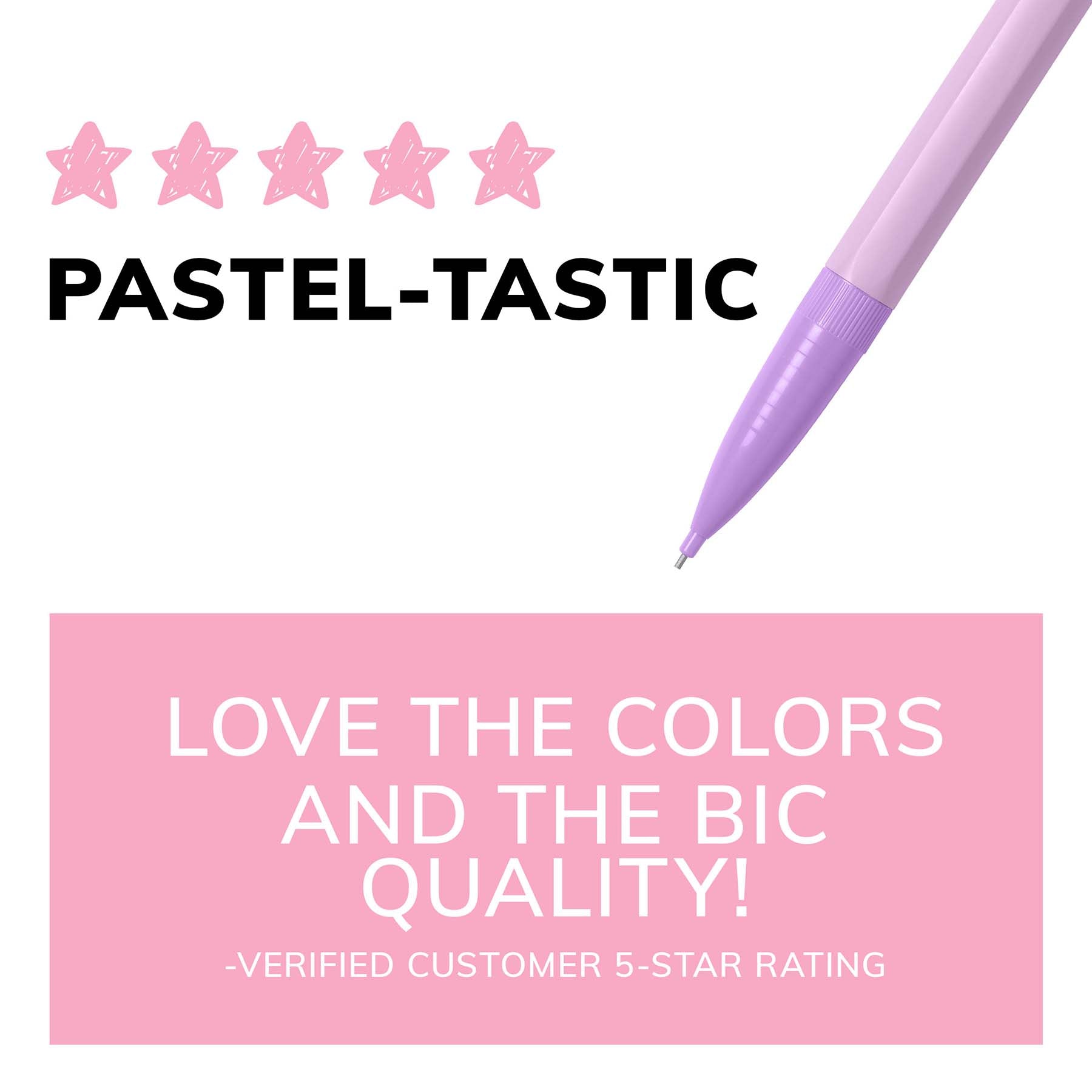 Mechanical Pencil Xtra Life, Pastel Colors, 40 Count