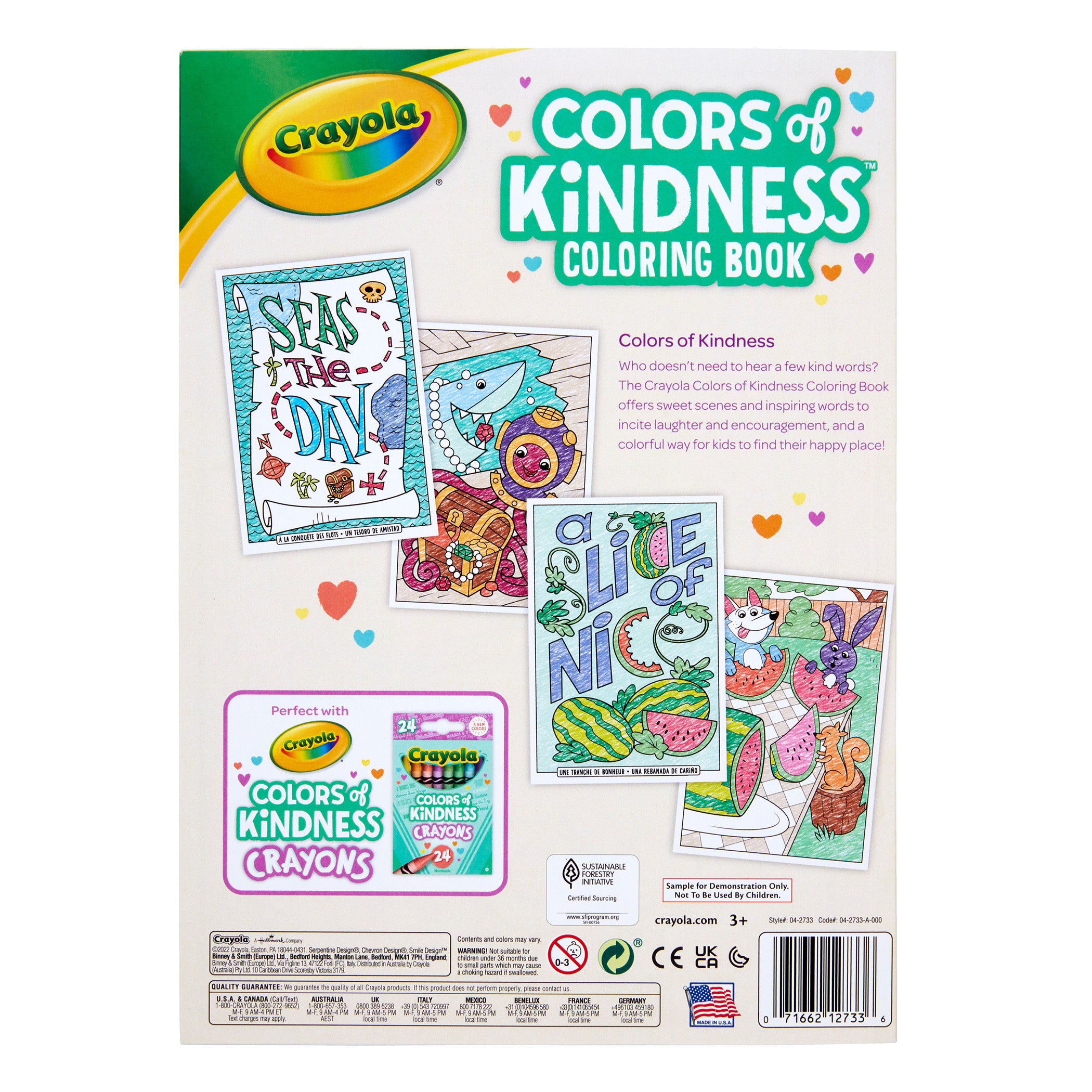 Colors of Kindness Coloring Book, 96 Pages, Pack of 12