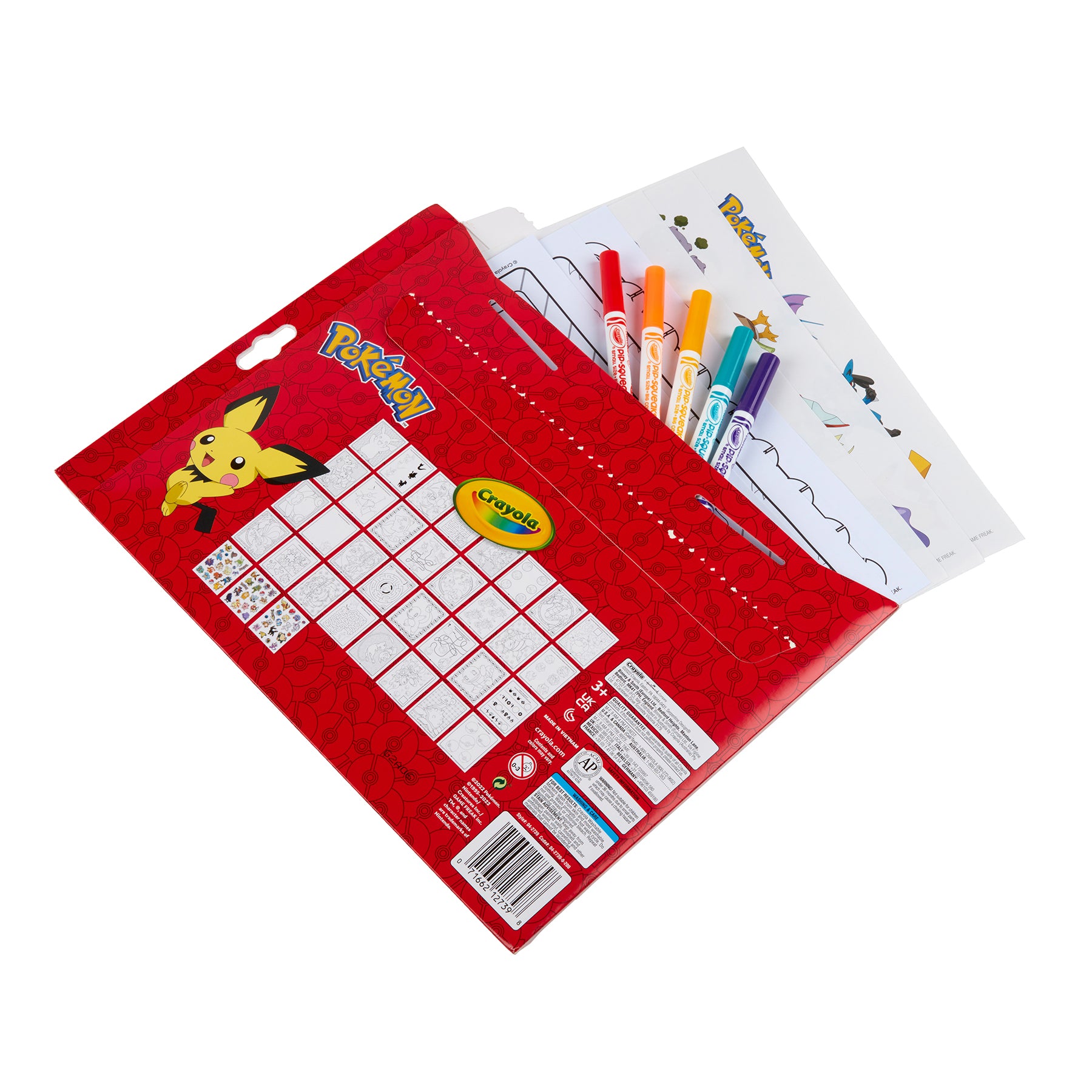 Color & Sticker Activity Set, Pokemon, 3 Sets