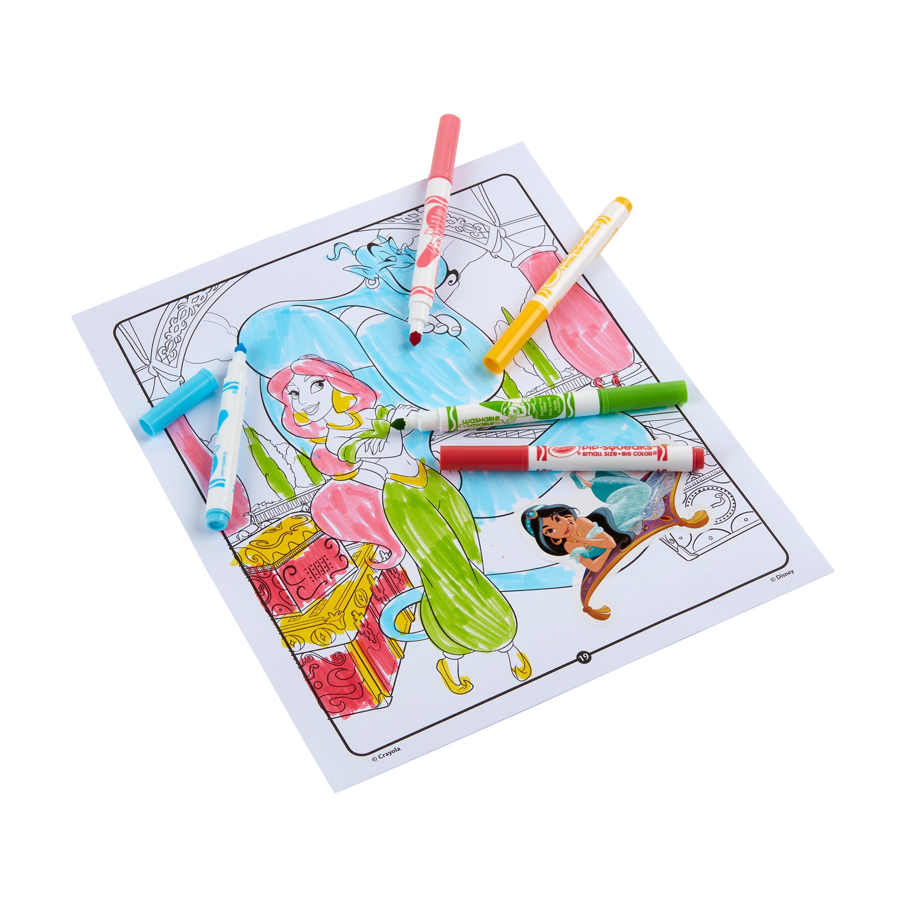 Color & Sticker Activity Set, Princess, 3 Sets