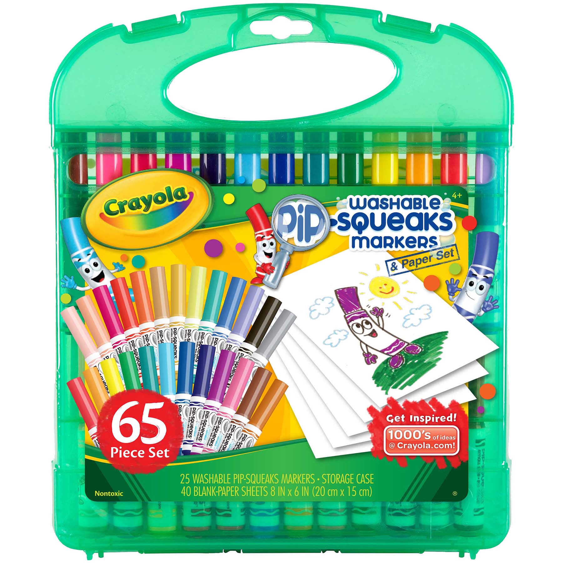 Pip-Squeaks® Washable Markers & Paper Set