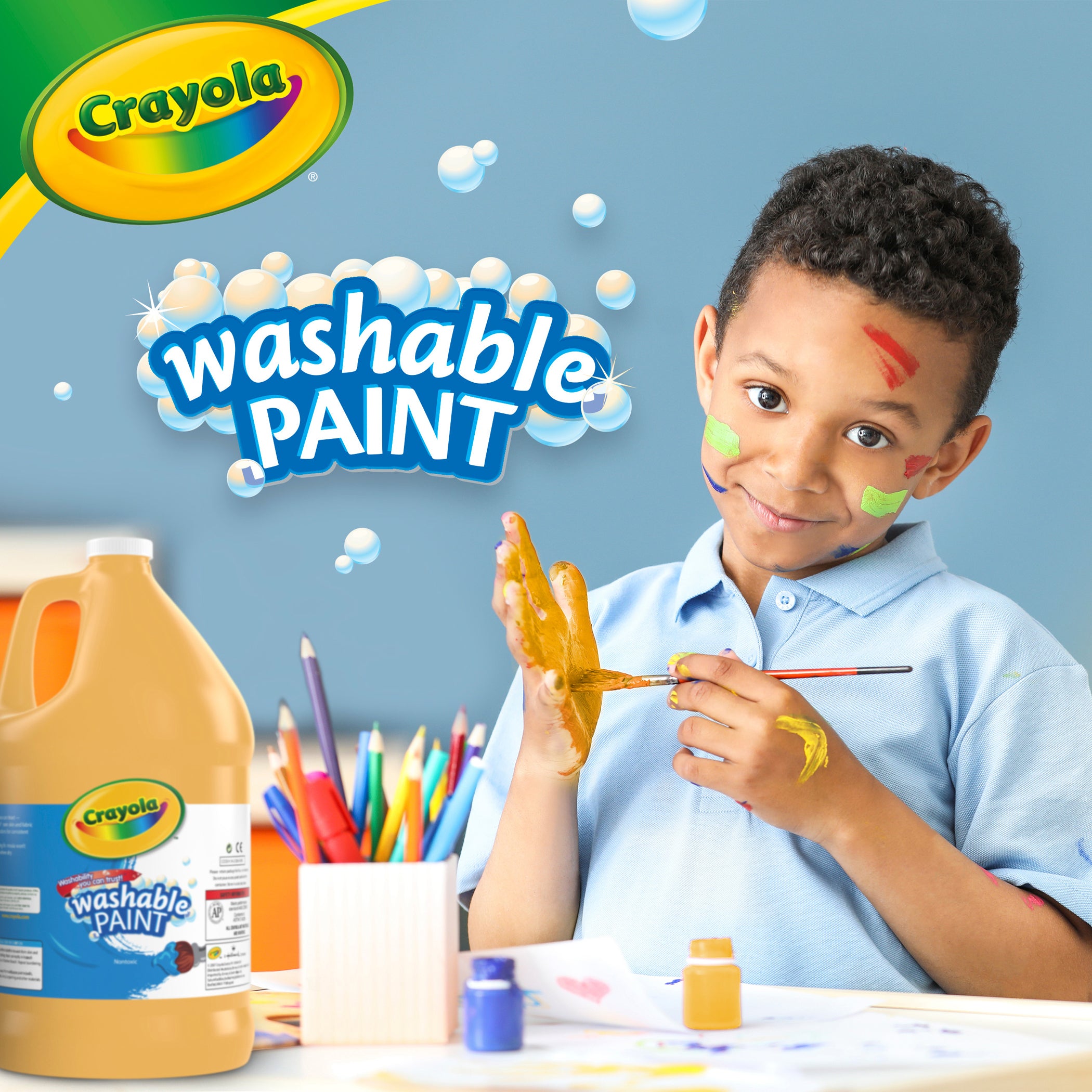 Washable Paint, Peach, Gallon