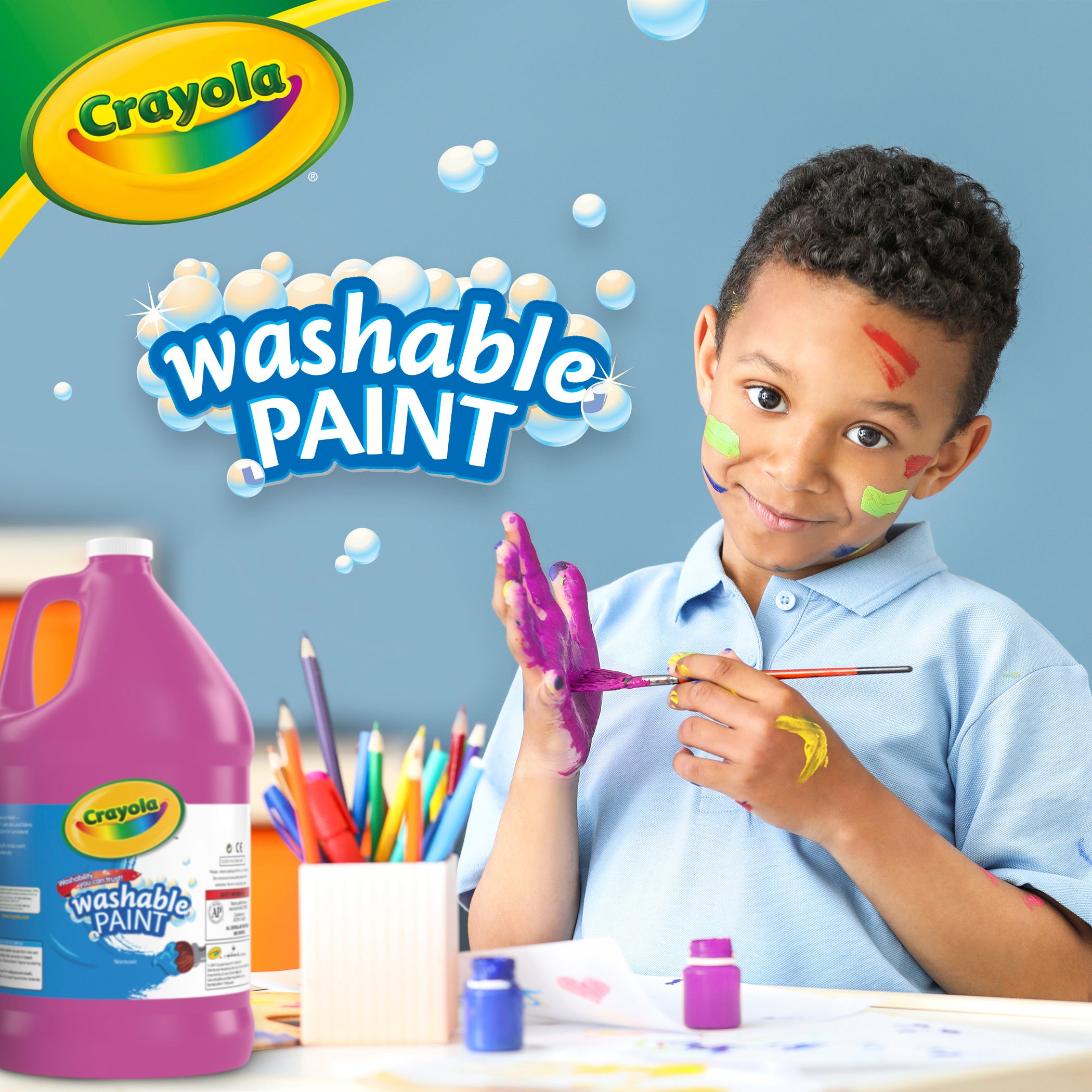 Washable Paint, Magenta, Gallon