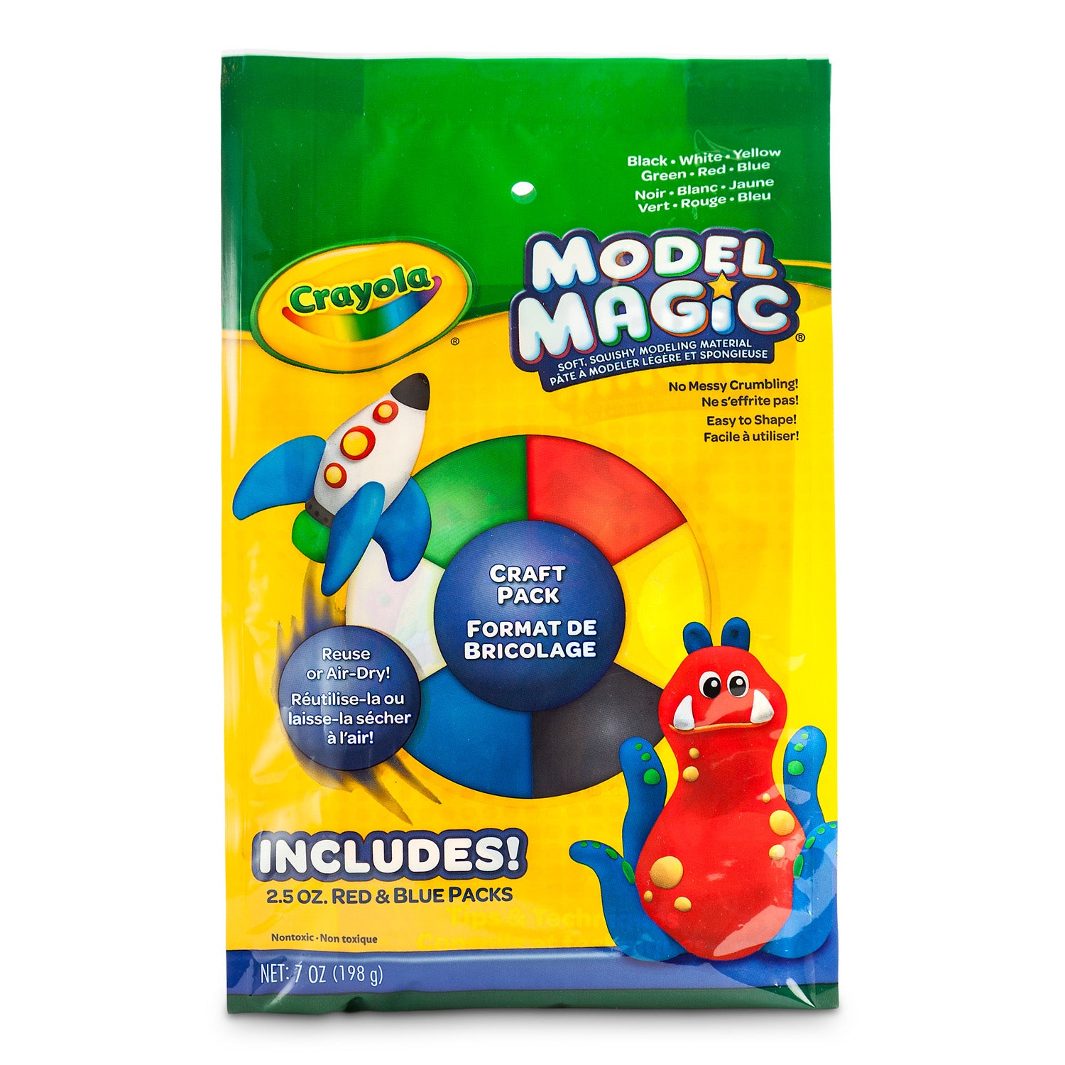 Model Magic Craft Pack, 6 Colors Per Pack, 3 Packs