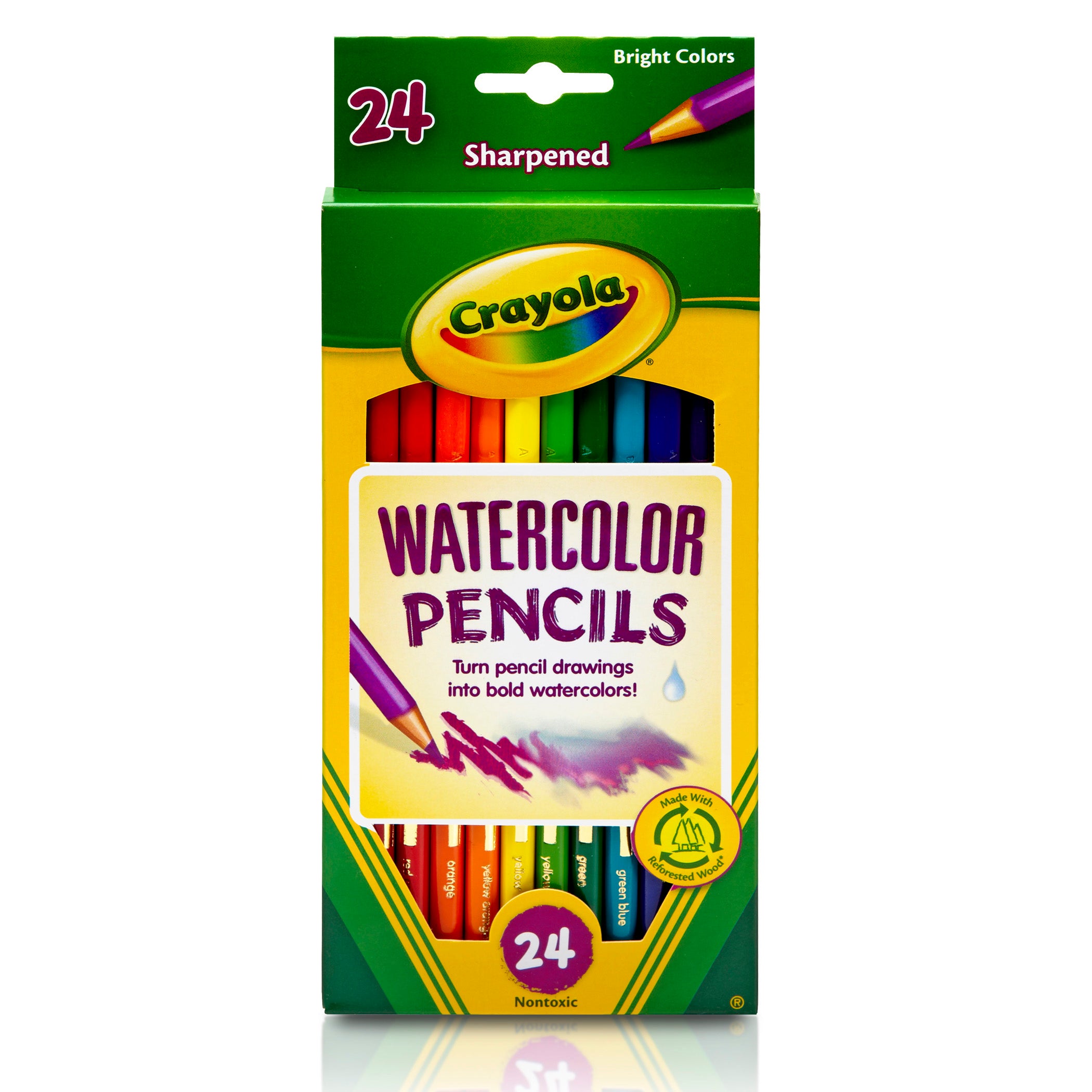 Watercolor Pencils, 24 Per Box, 3 Boxes