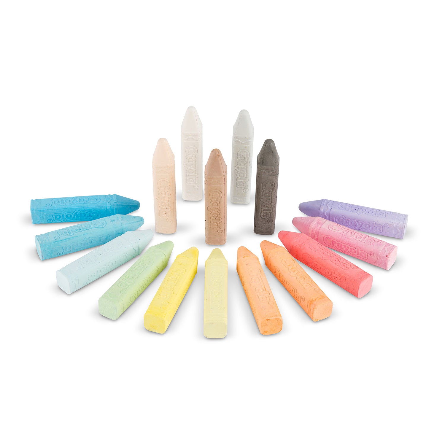 Washable Sidewalk Chalk, 16 Per Pack, 6 Packs