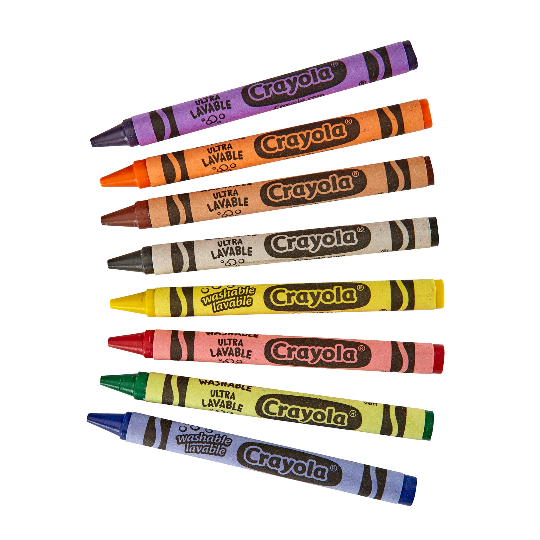 Ultra-Clean Washable Crayons, 24 Per Pack, 6 Packs