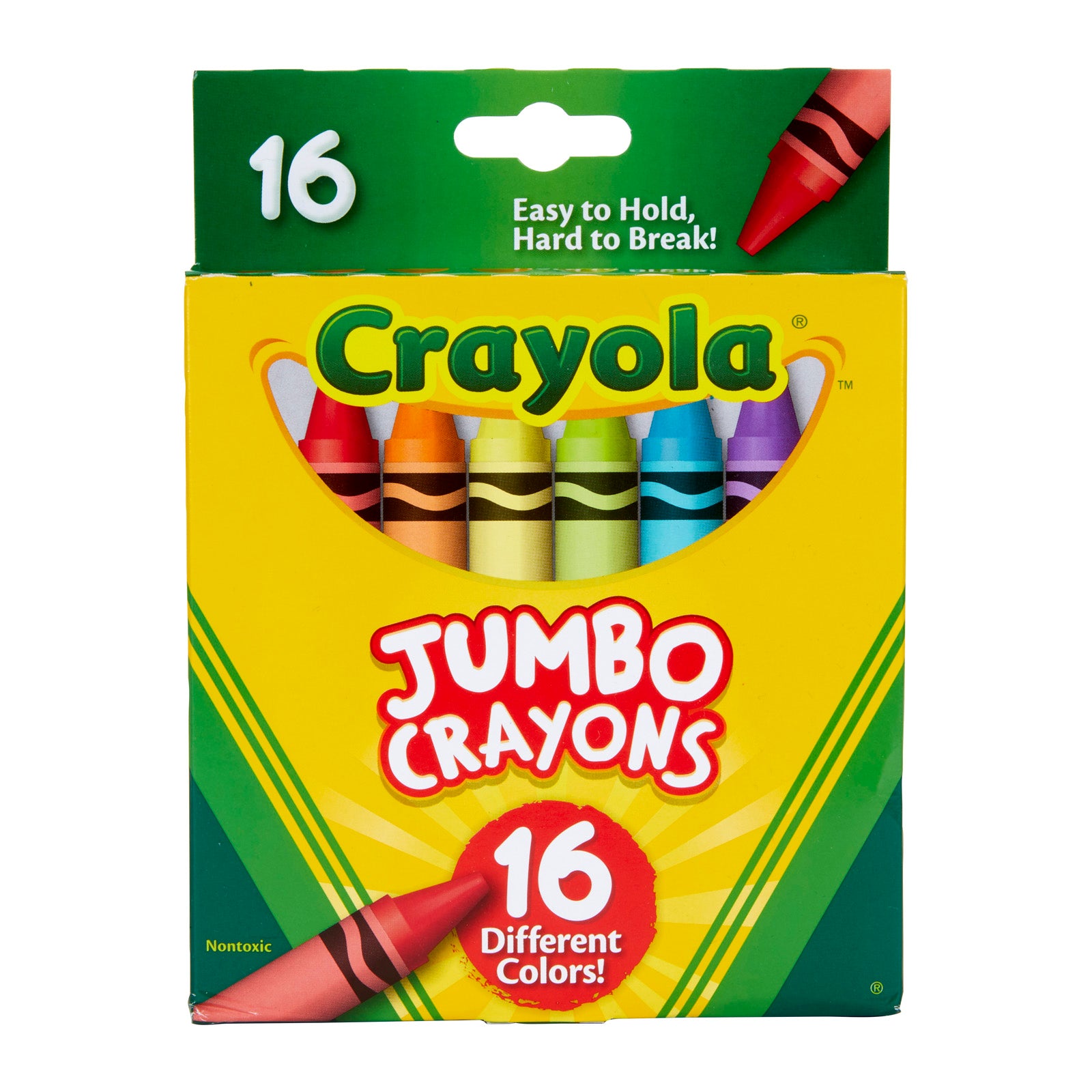 Jumbo Crayons, 16 Per Pack, 3 Packs